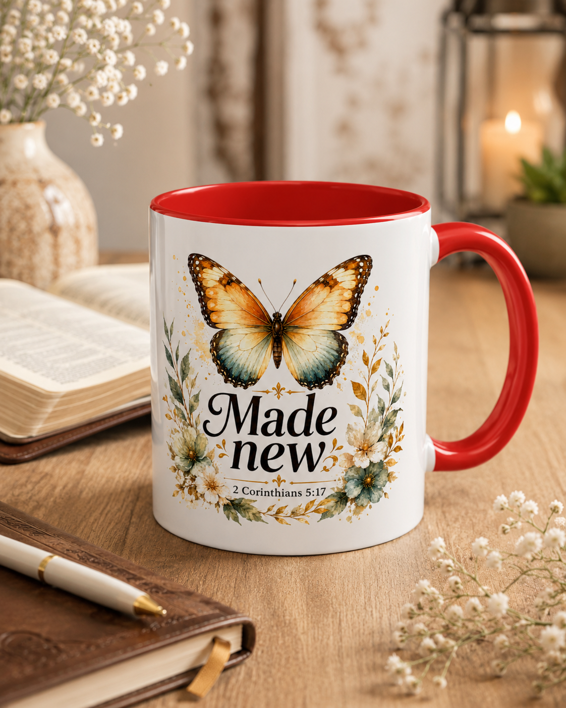 Spiritual Butterfly Morning Accent Coffee Mug | 11oz 15oz