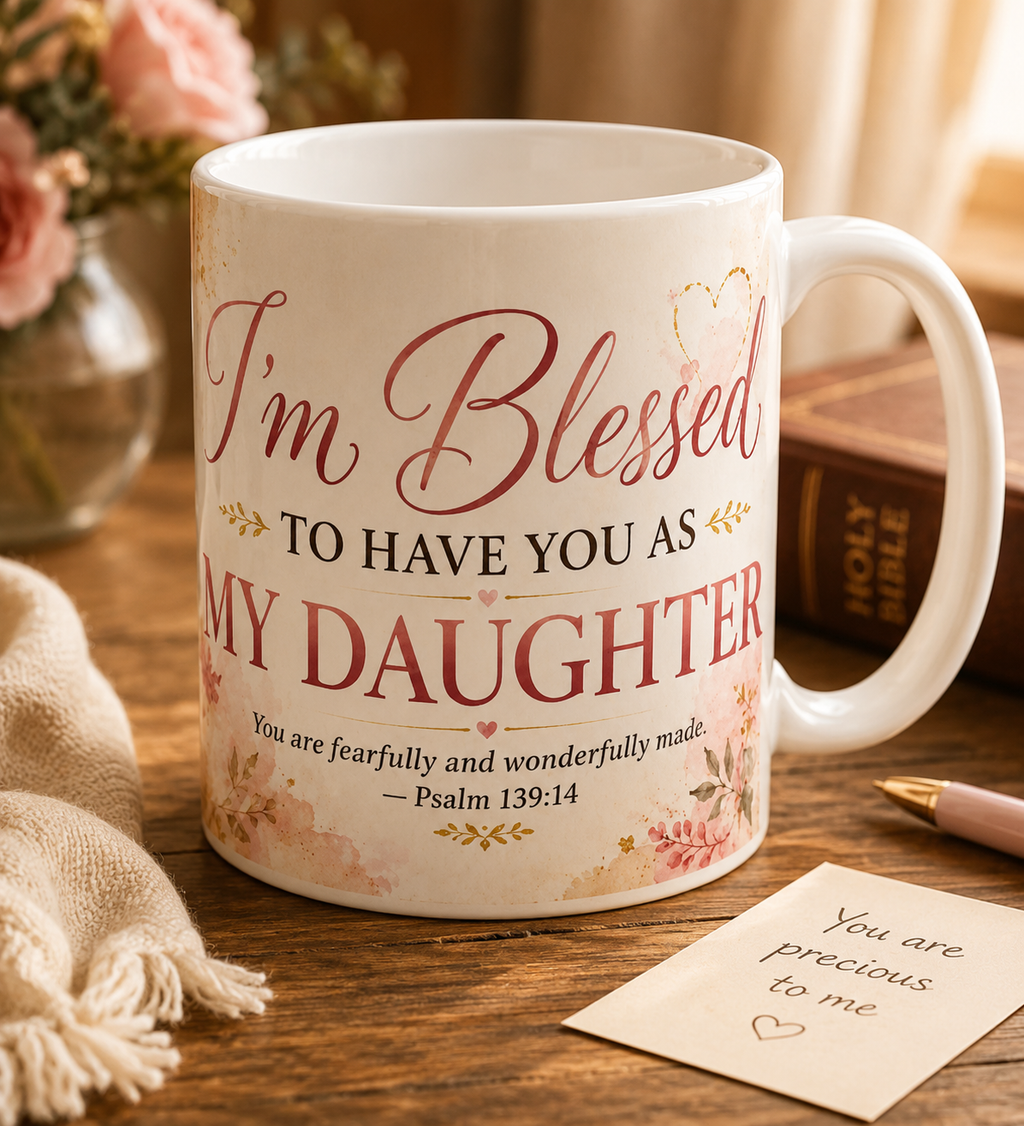 Im Blessed to Have You as My Daughter Mug
