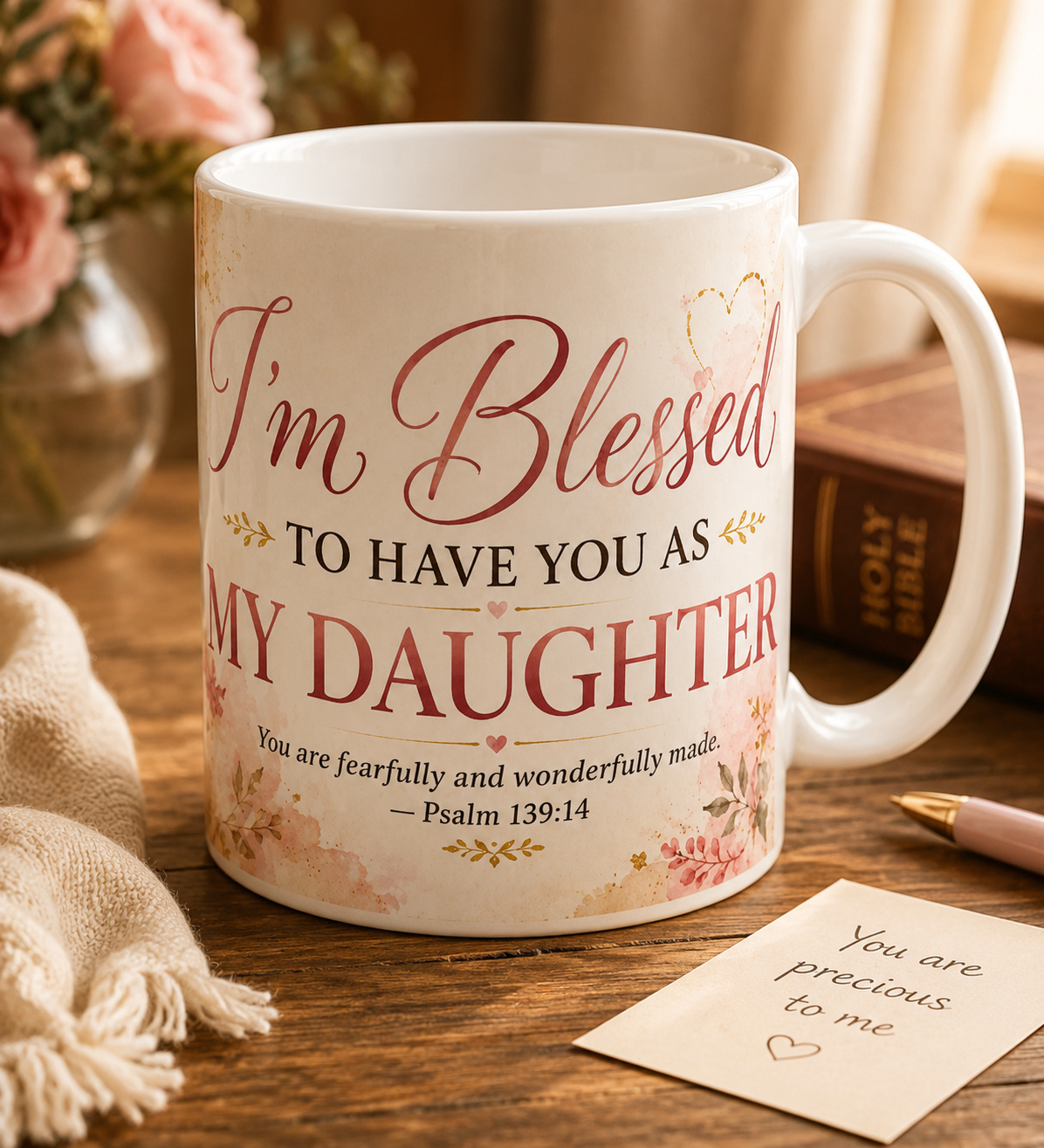 Im Blessed to Have You as My Daughter Mug