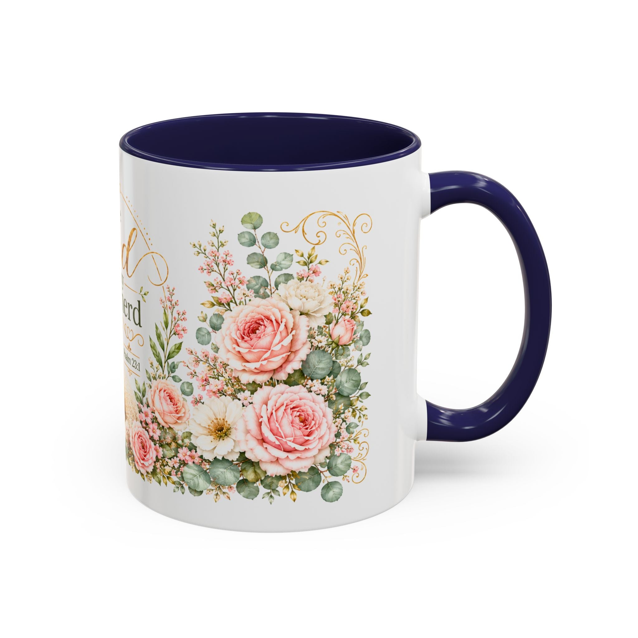 The Lord Is My Shepherd Mug, Psalm 23:1 Christian Coffee Cup, Lamb Bible Verse Mug, Faith Gift for Women Men, Religious Gift
