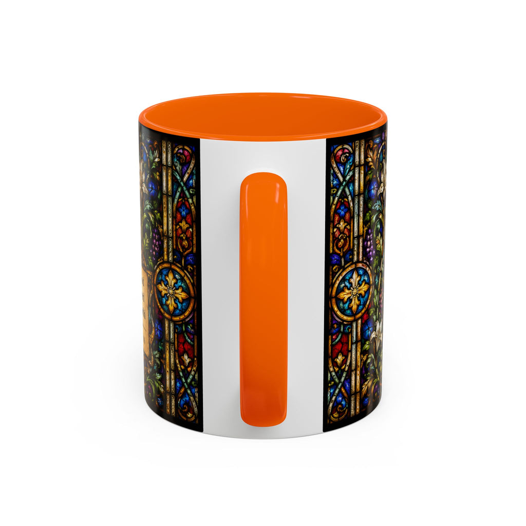 Crucifixion Stained Glass Mug | Accent Coffee Mug