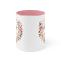 Love and Relationship Heart Illustration Accent Mug | Romantic Couple Love Design