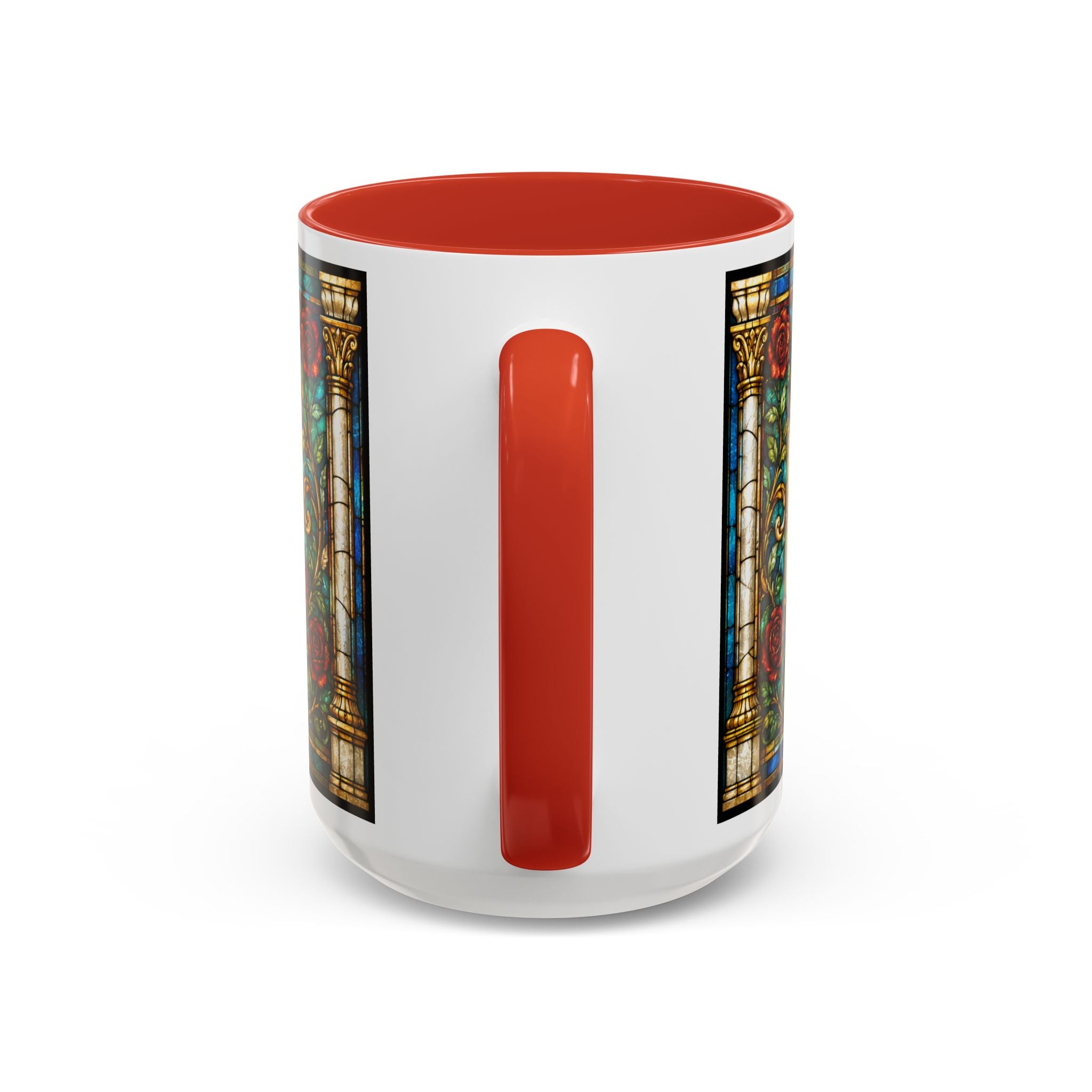 Sacred Heart Jesus Stained Glass Mug | Accent Coffee Mug 11oz 15oz