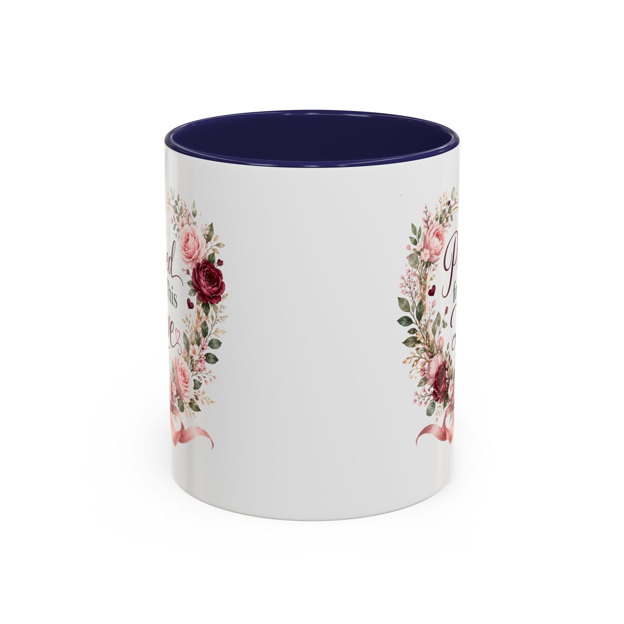 Prayed for This Love Mug, Christian Gift for Wife or Girlfriend, Romantic Bible Verse Mug, James 1:17 Floral Love Coffee Cup