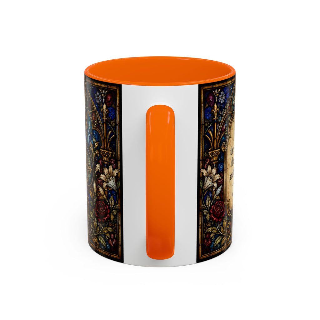 Sacred Heart Jesus Stained Glass Mug | Accent Coffee Mug
