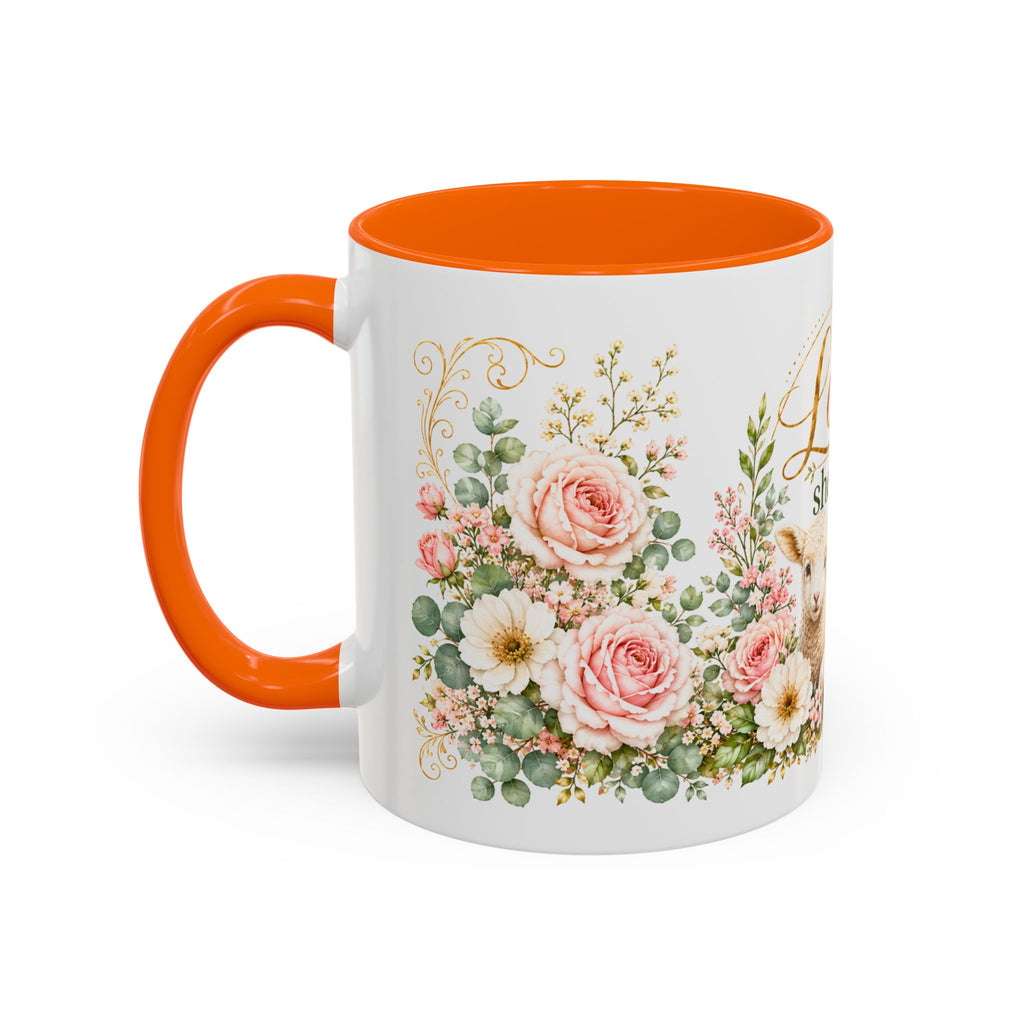 The Lord Is My Shepherd Mug, Psalm 23:1 Christian Coffee Cup, Lamb Bible Verse Mug, Faith Gift for Women Men, Religious Gift