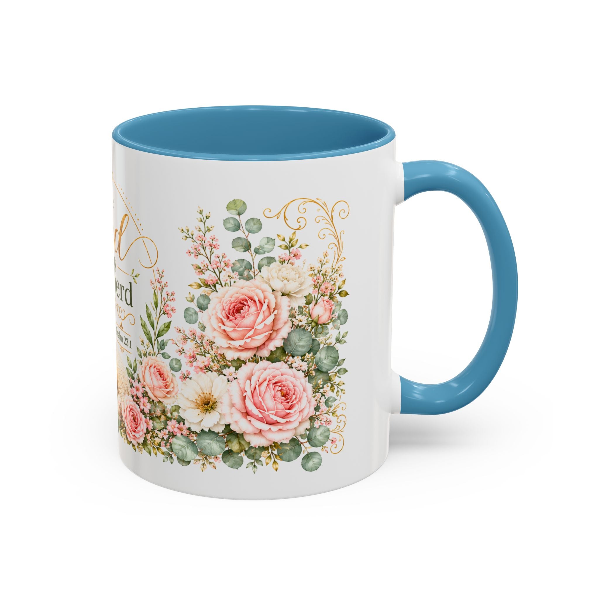 The Lord Is My Shepherd Mug, Psalm 23:1 Christian Coffee Cup, Lamb Bible Verse Mug, Faith Gift for Women Men, Religious Gift