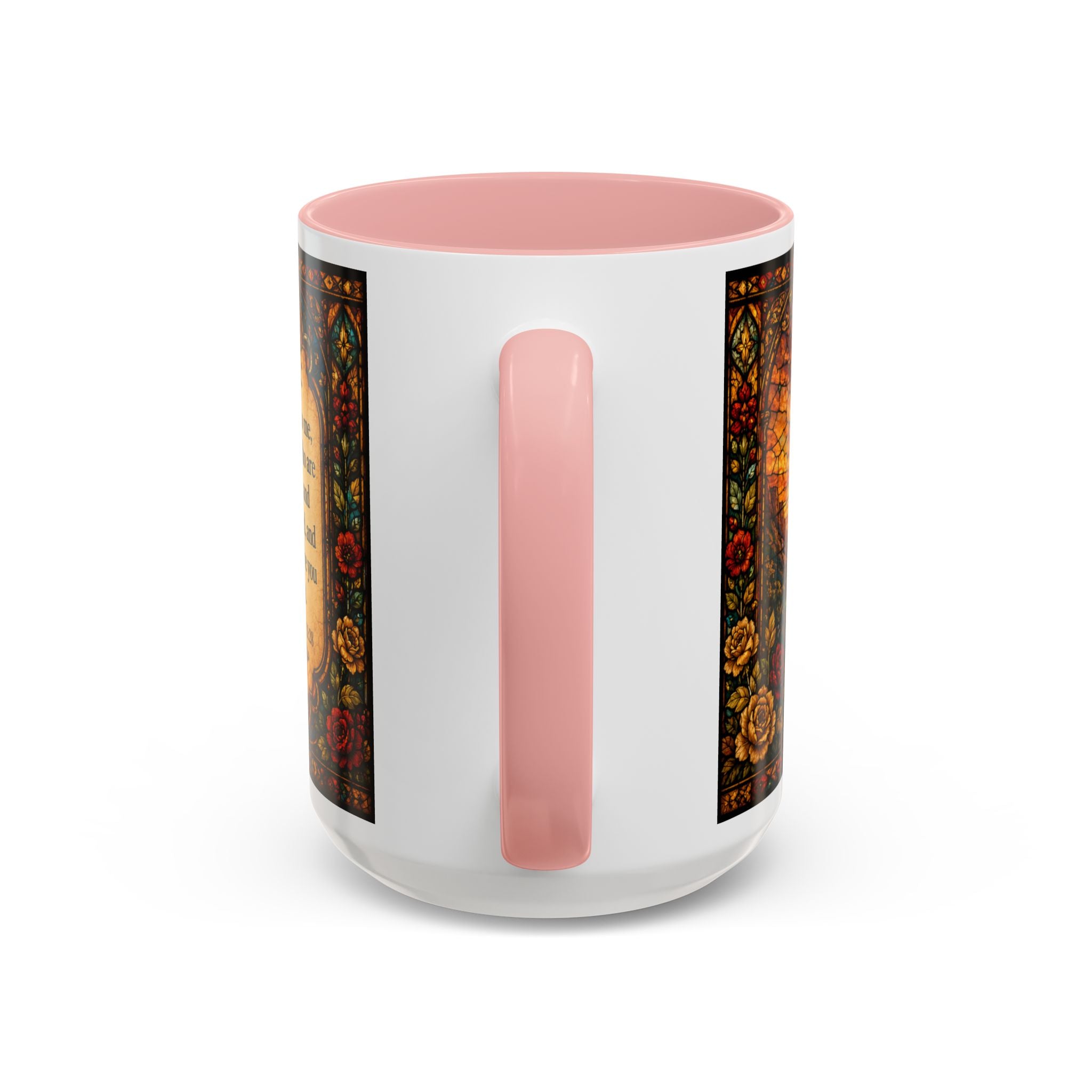 Jesus Stained Glass Artwork Mug | Accent Coffee Mug 11oz or 15oz