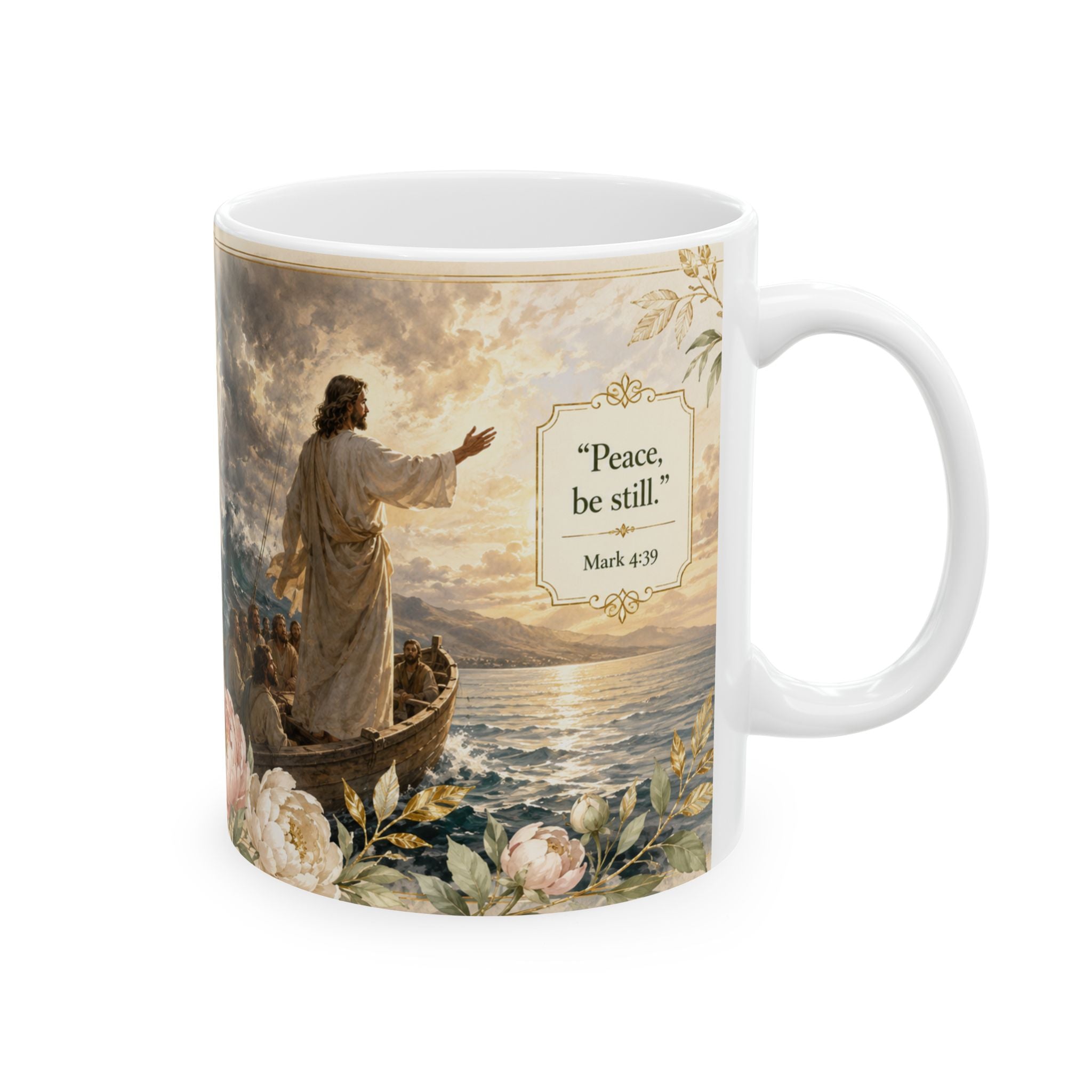 Jesus Calmed My Storm Mug