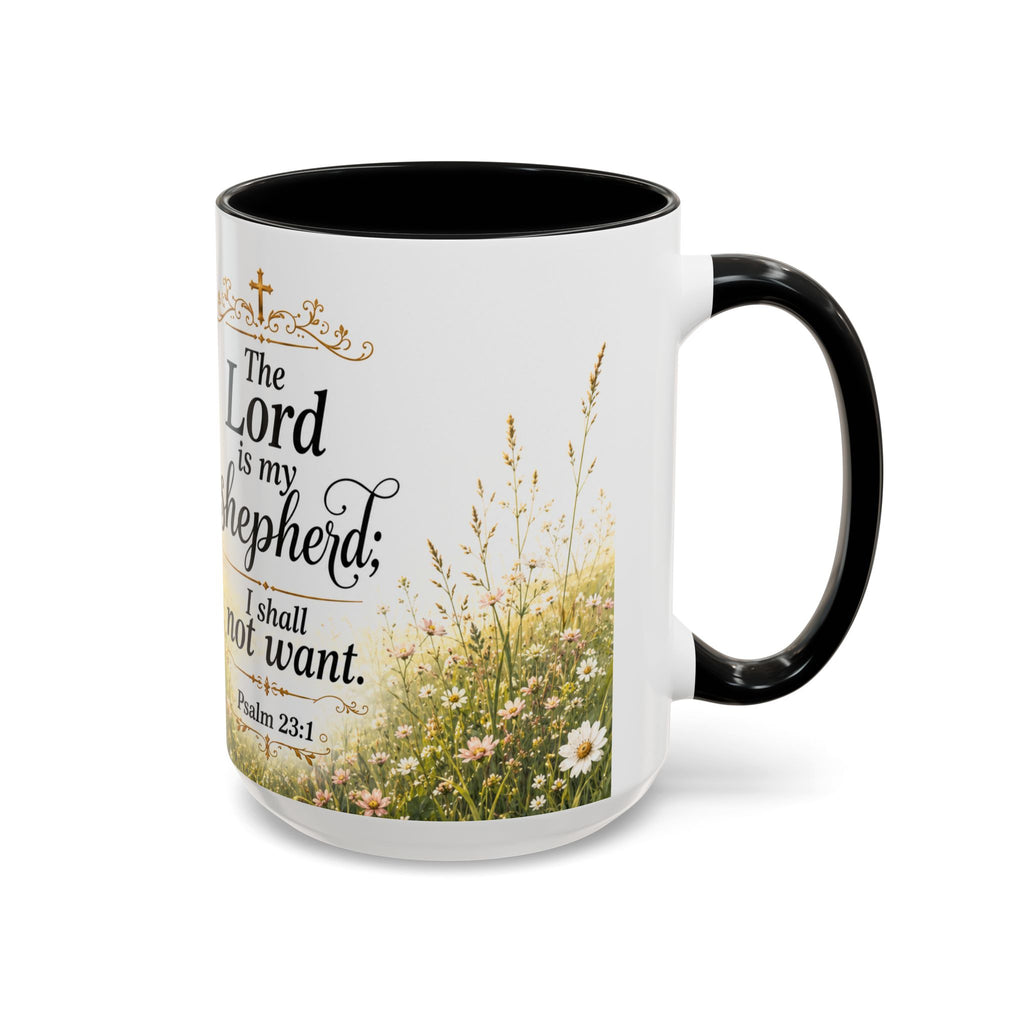 Innocence & Surrender to God Accent Coffee Mug | Religious Faith Scripture