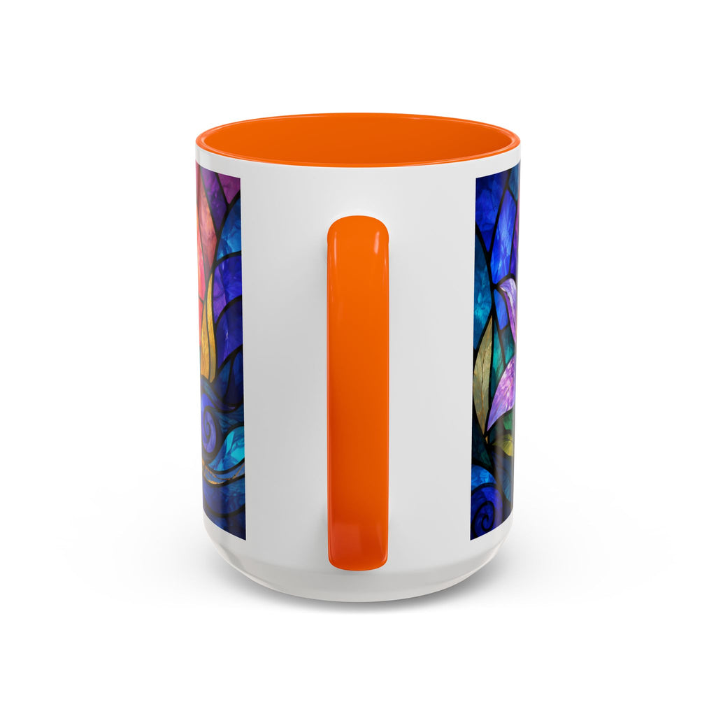 Matthew 11:28 Bible Verse Mug, Christian Coffee Cup, Come To Me All Who Are Weary Mug, Stained Glass Scripture Gift, Faith Prayer Mug