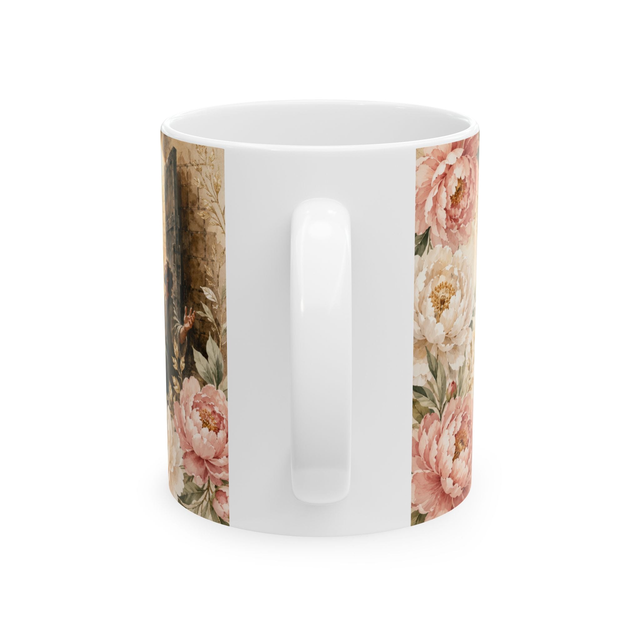 Acts 16:26 Christian Mug, He Opened the Prison Doors Bible Verse Coffee Cup, Faith Gift