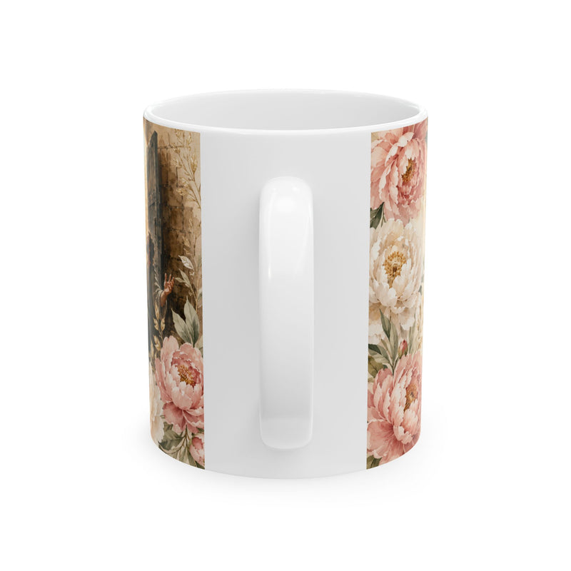 Acts 16:26 Christian Mug, He Opened the Prison Doors Bible Verse Coffee Cup, Faith Gift