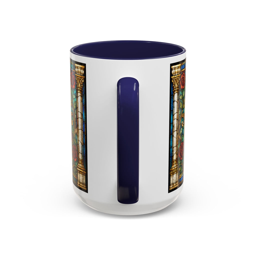 Sacred Heart Jesus Stained Glass Mug | Accent Coffee Mug 11oz 15oz