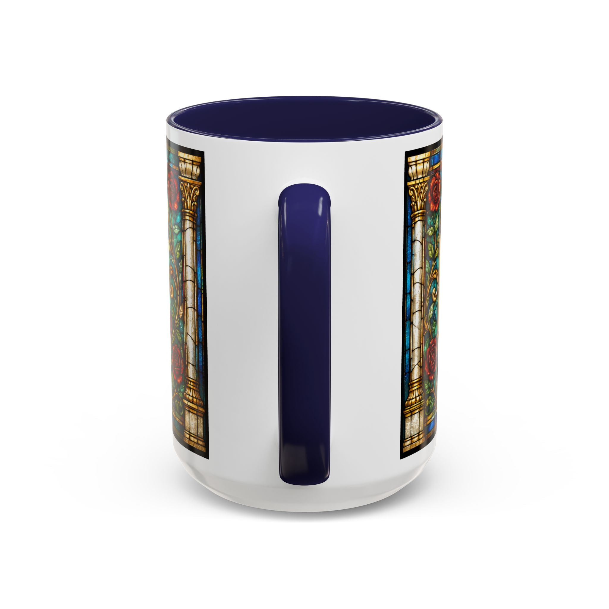 Sacred Heart Jesus Stained Glass Mug | Accent Coffee Mug 11oz 15oz