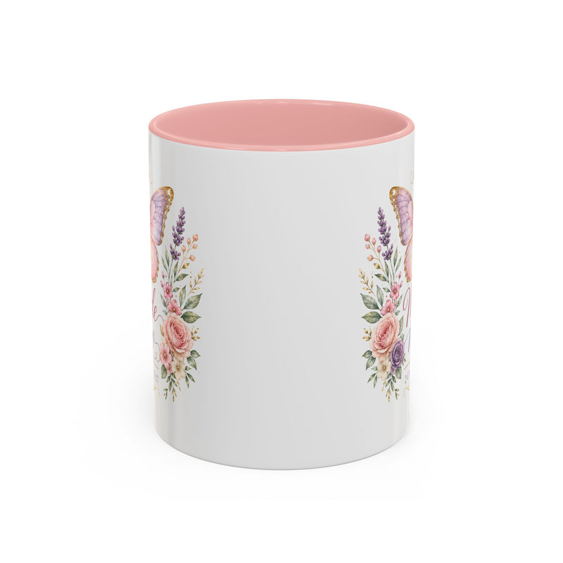 Butterfly Accent Coffee Mug | 11oz 15oz Ceramic