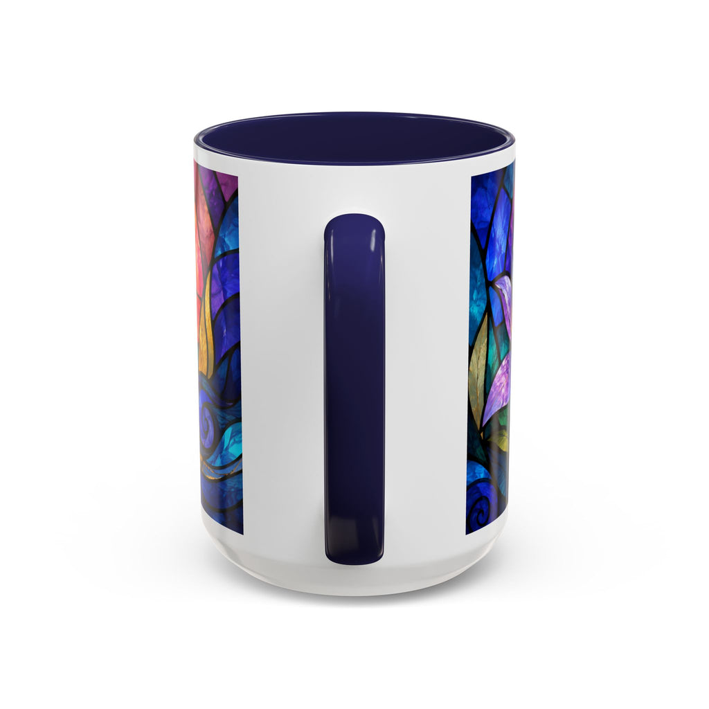 Matthew 11:28 Bible Verse Mug, Christian Coffee Cup, Come To Me All Who Are Weary Mug, Stained Glass Scripture Gift, Faith Prayer Mug