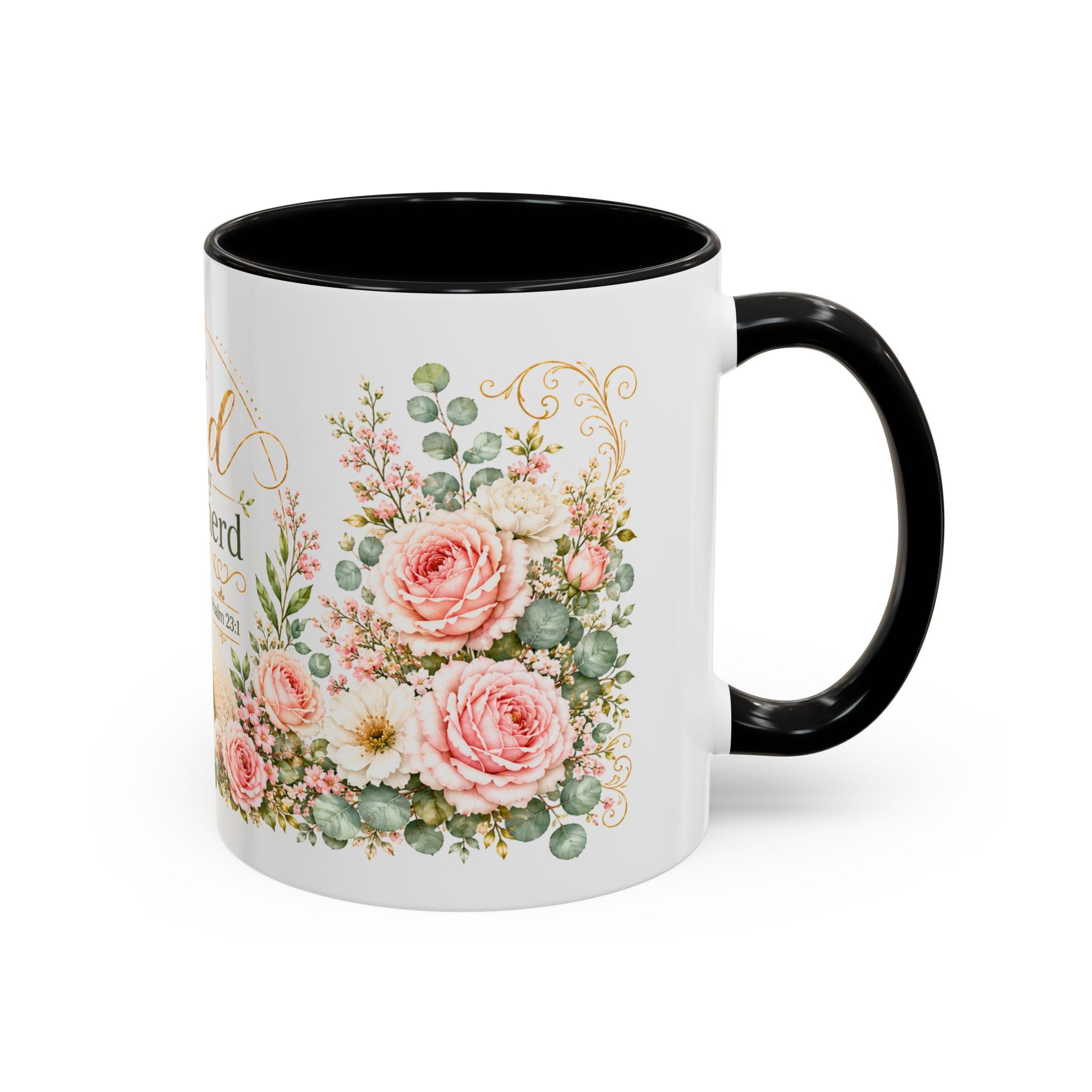 The Lord Is My Shepherd Mug, Psalm 23:1 Christian Coffee Cup, Lamb Bible Verse Mug, Faith Gift for Women Men, Religious Gift