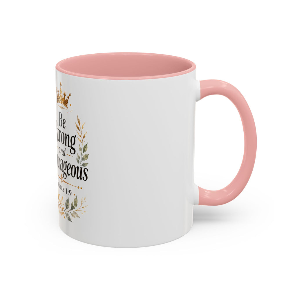 Strong and Courageous Lion Christian Mug | Accent Coffee Mug 11oz 15oz