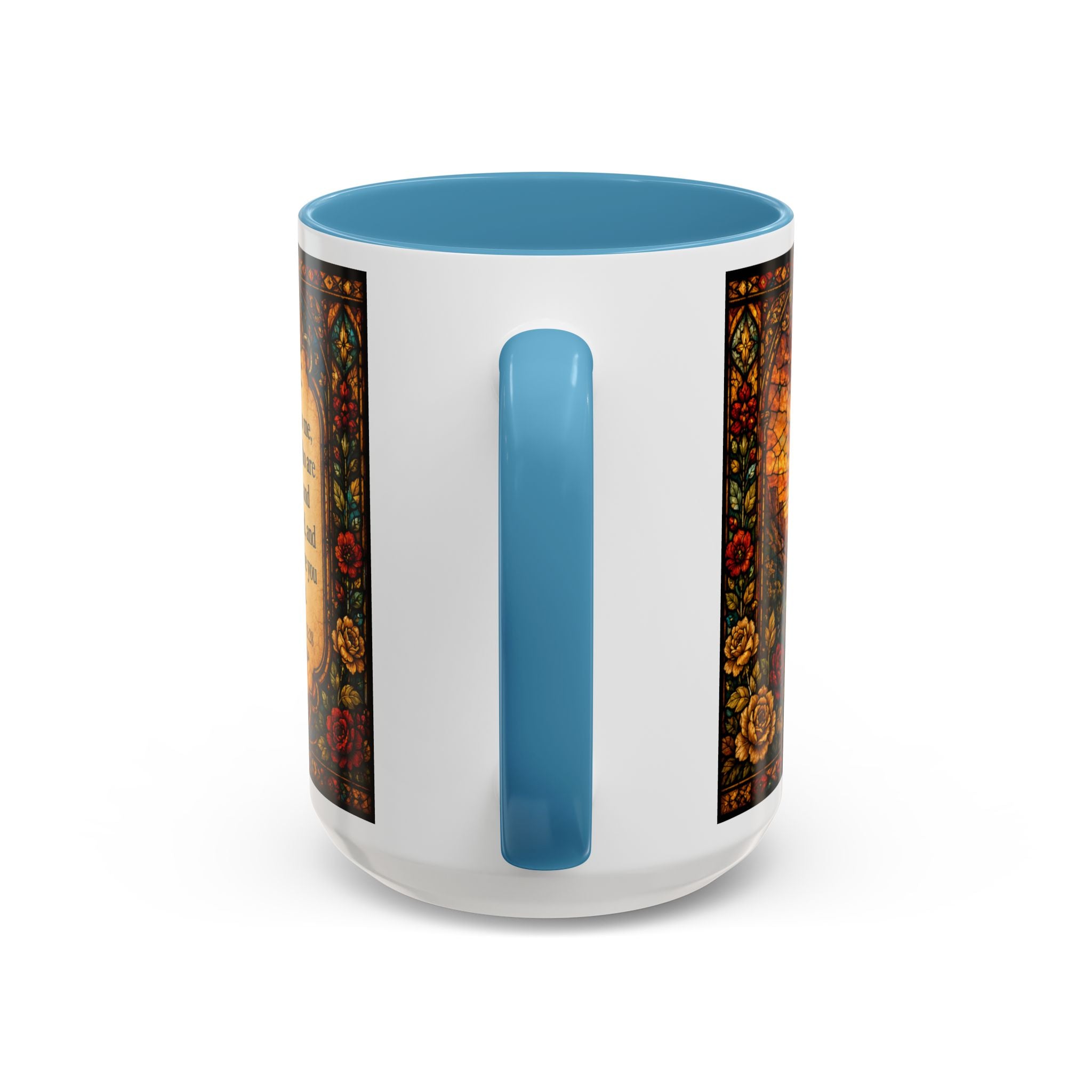 Jesus Stained Glass Artwork Mug | Accent Coffee Mug 11oz or 15oz