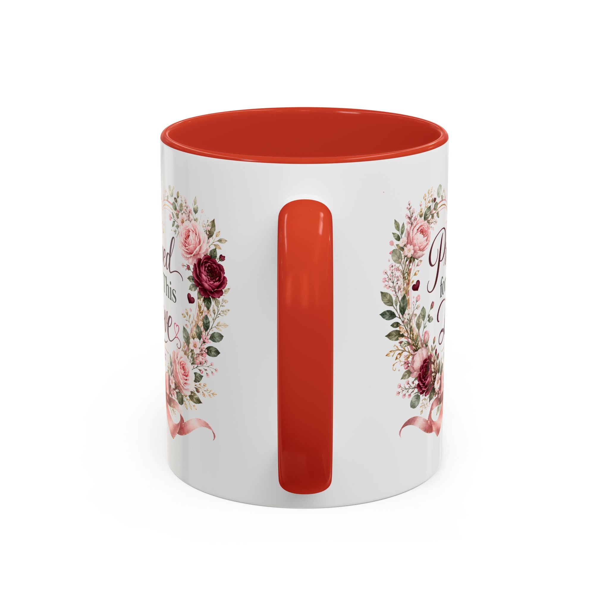 Prayed for This Love Mug, Christian Gift for Wife or Girlfriend, Romantic Bible Verse Mug, James 1:17 Floral Love Coffee Cup