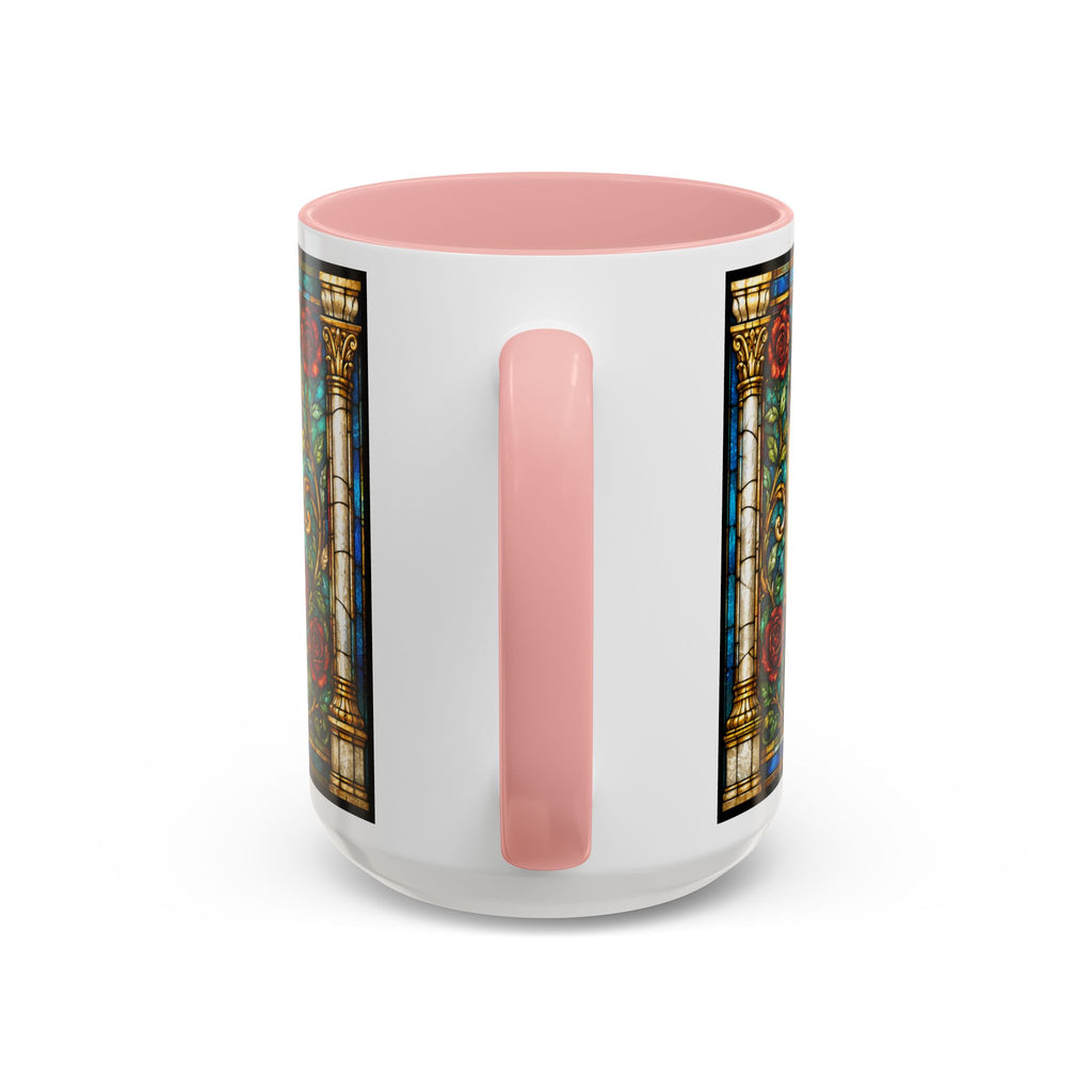Sacred Heart Jesus Stained Glass Mug | Accent Coffee Mug 11oz 15oz