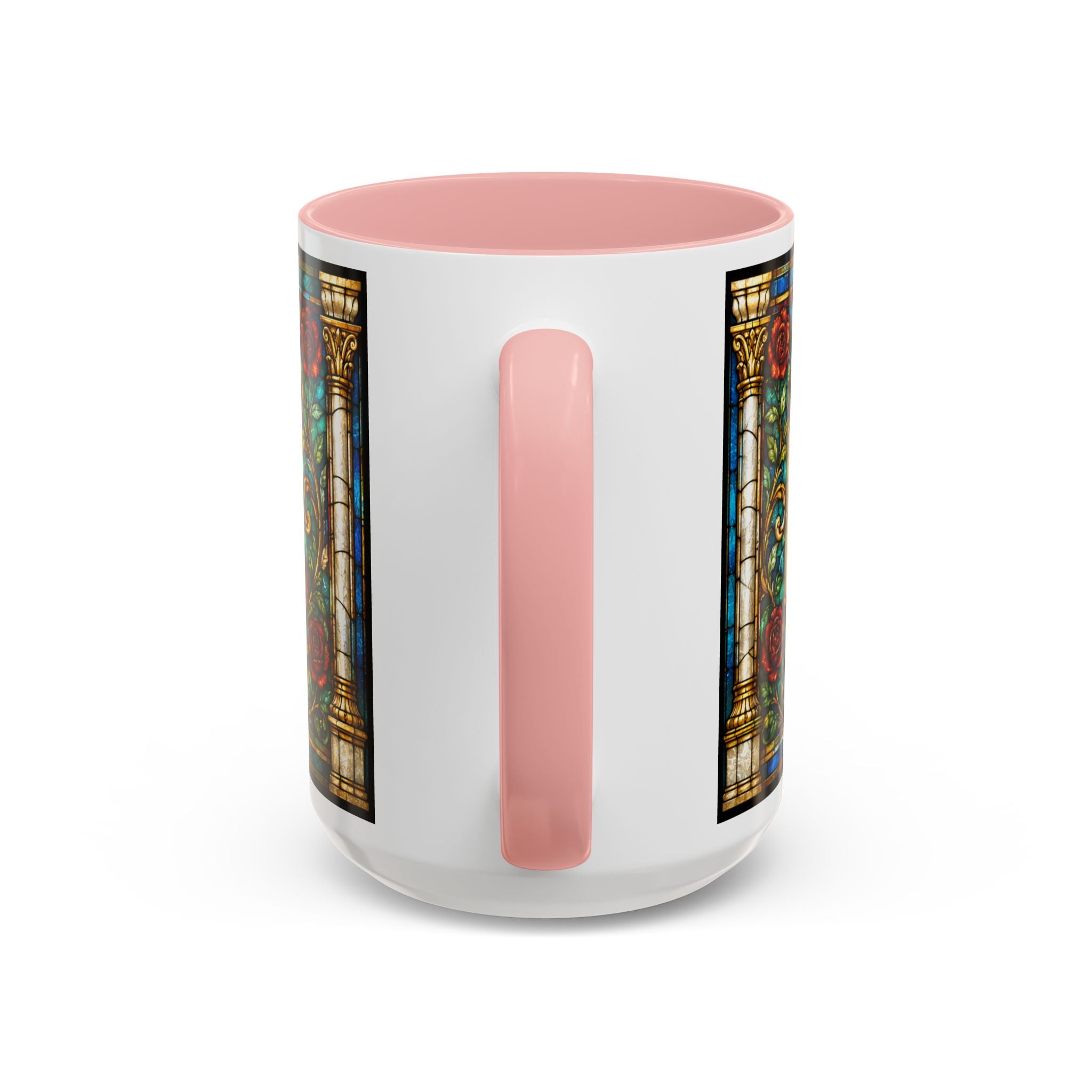 Sacred Heart Jesus Stained Glass Mug | Accent Coffee Mug 11oz 15oz