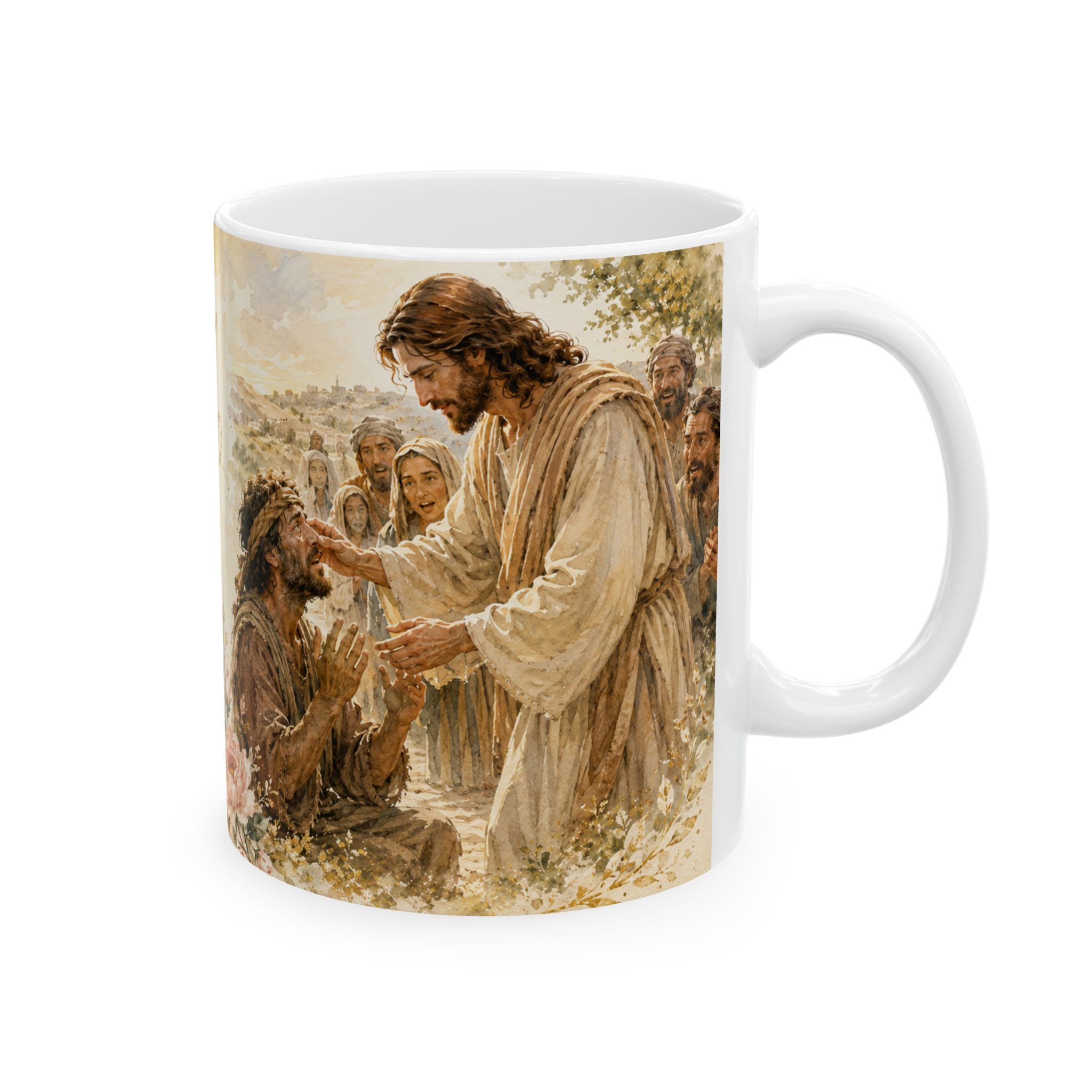 I’m Blessed Because He Opened My Eyes Mug