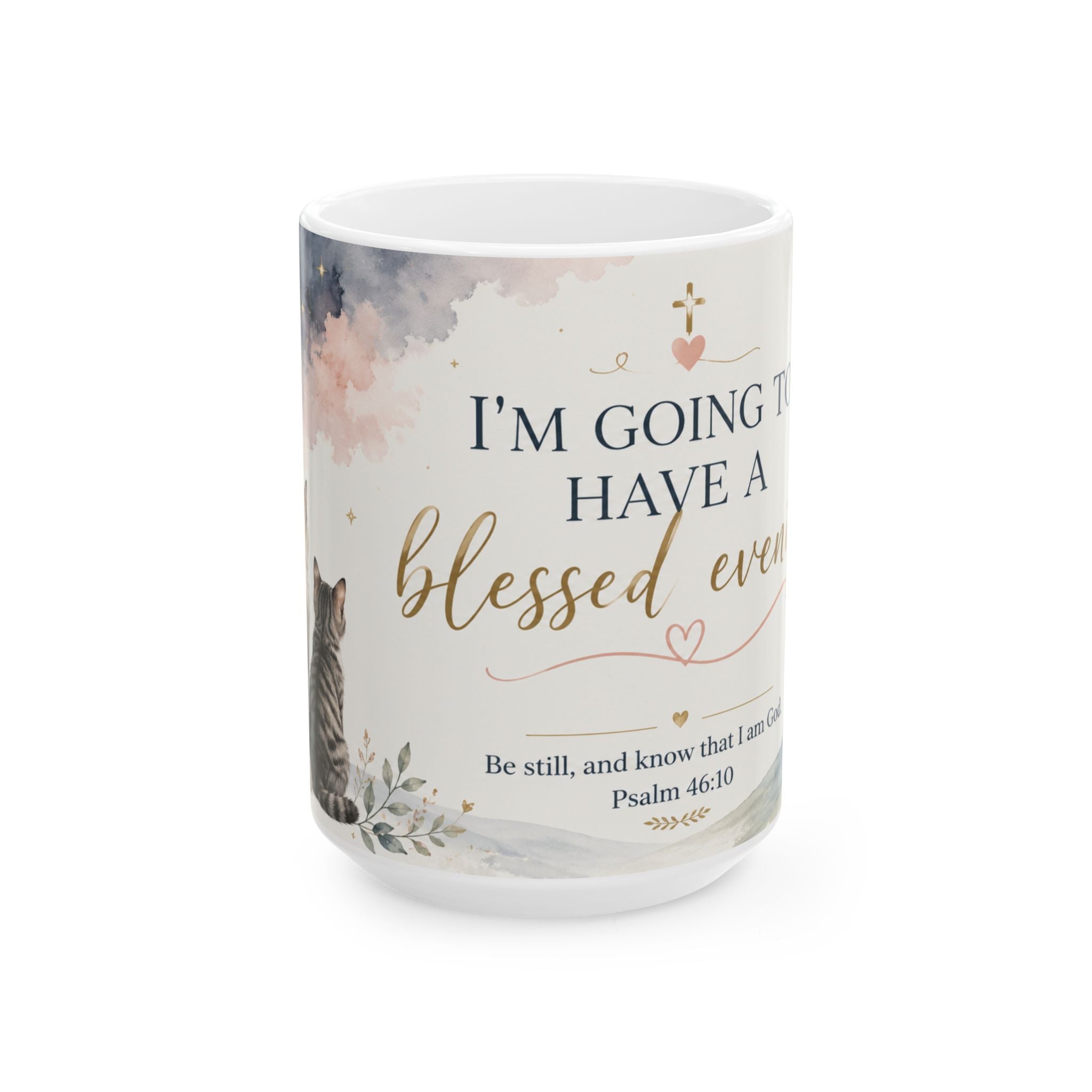 Blessed Evening Christian Mug  Psalm 46:10 Coffee Cup