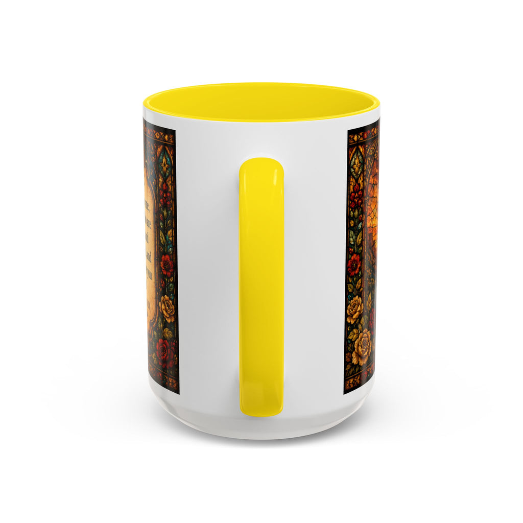Jesus Stained Glass Artwork Mug | Accent Coffee Mug 11oz or 15oz