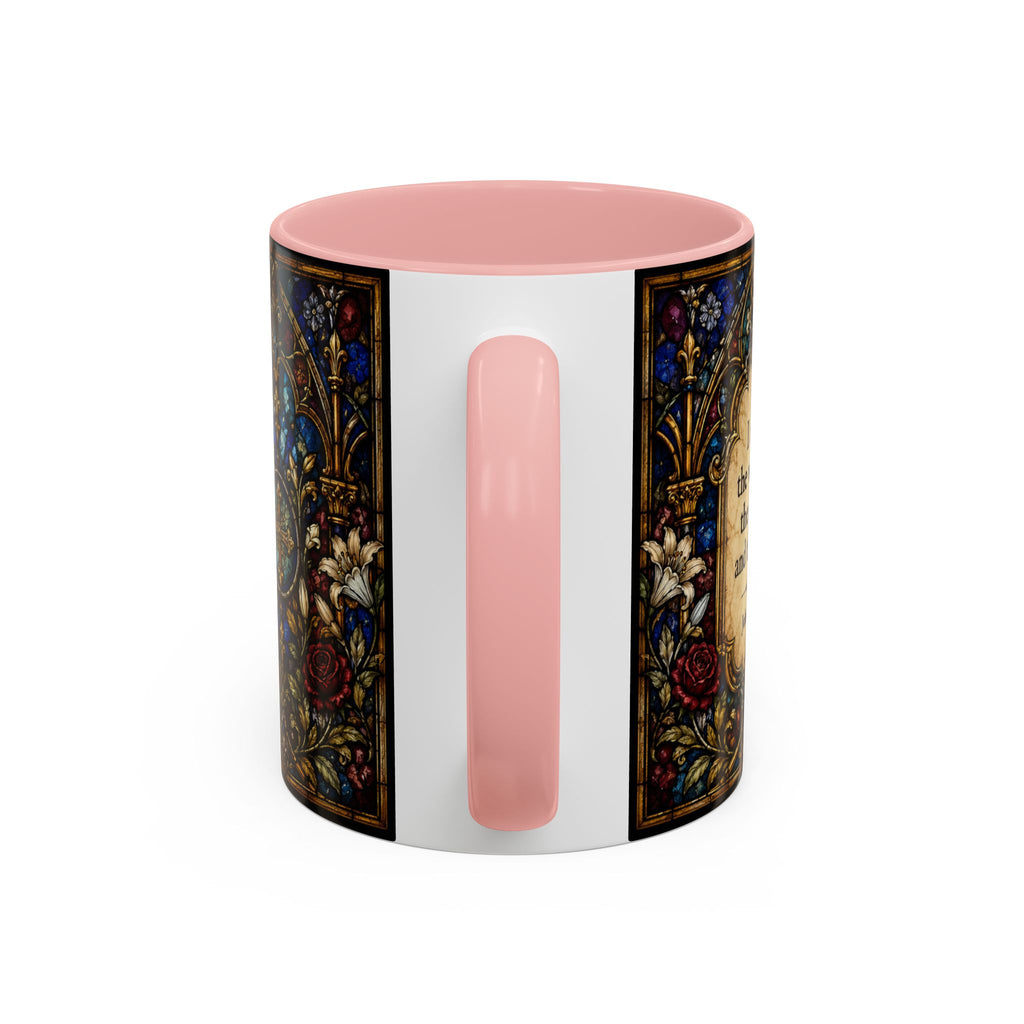 Sacred Heart Jesus Stained Glass Mug | Accent Coffee Mug