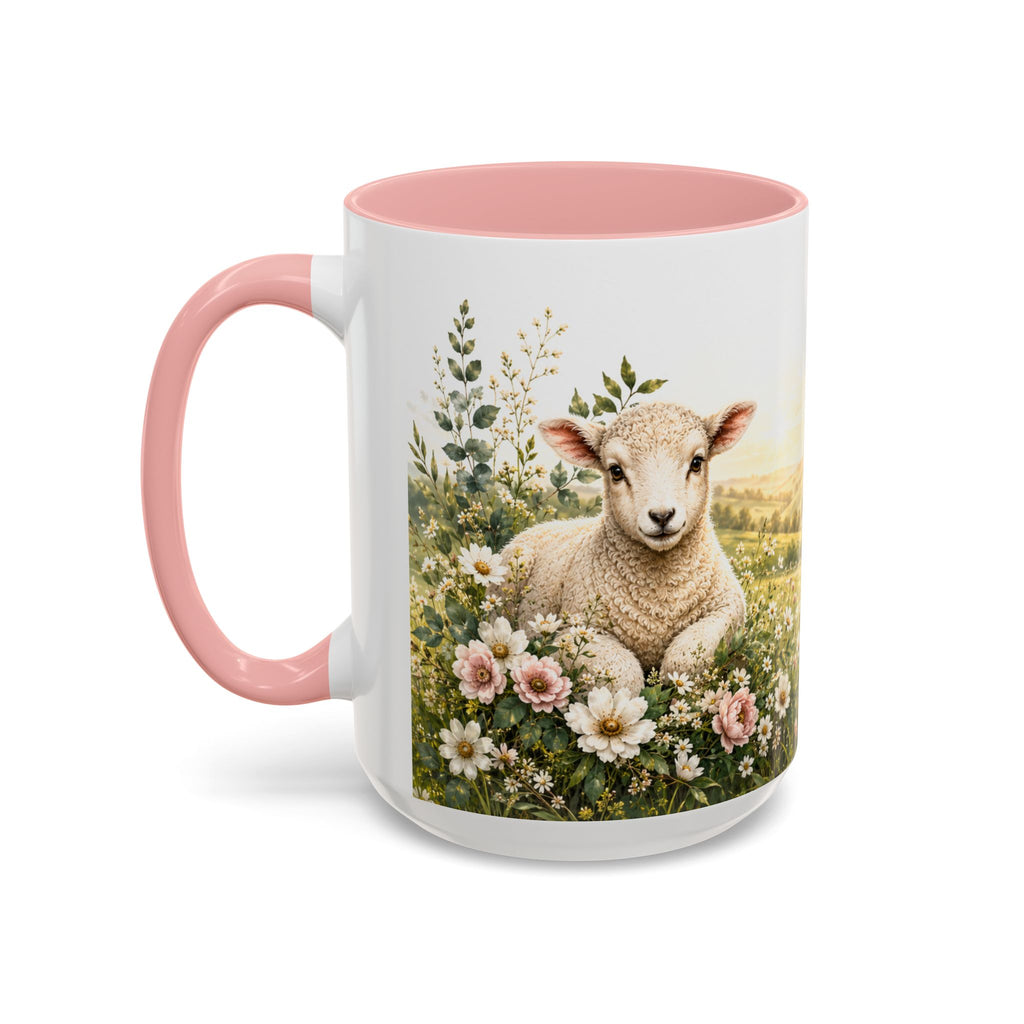 Innocence & Surrender to God Accent Coffee Mug | Religious Faith Scripture