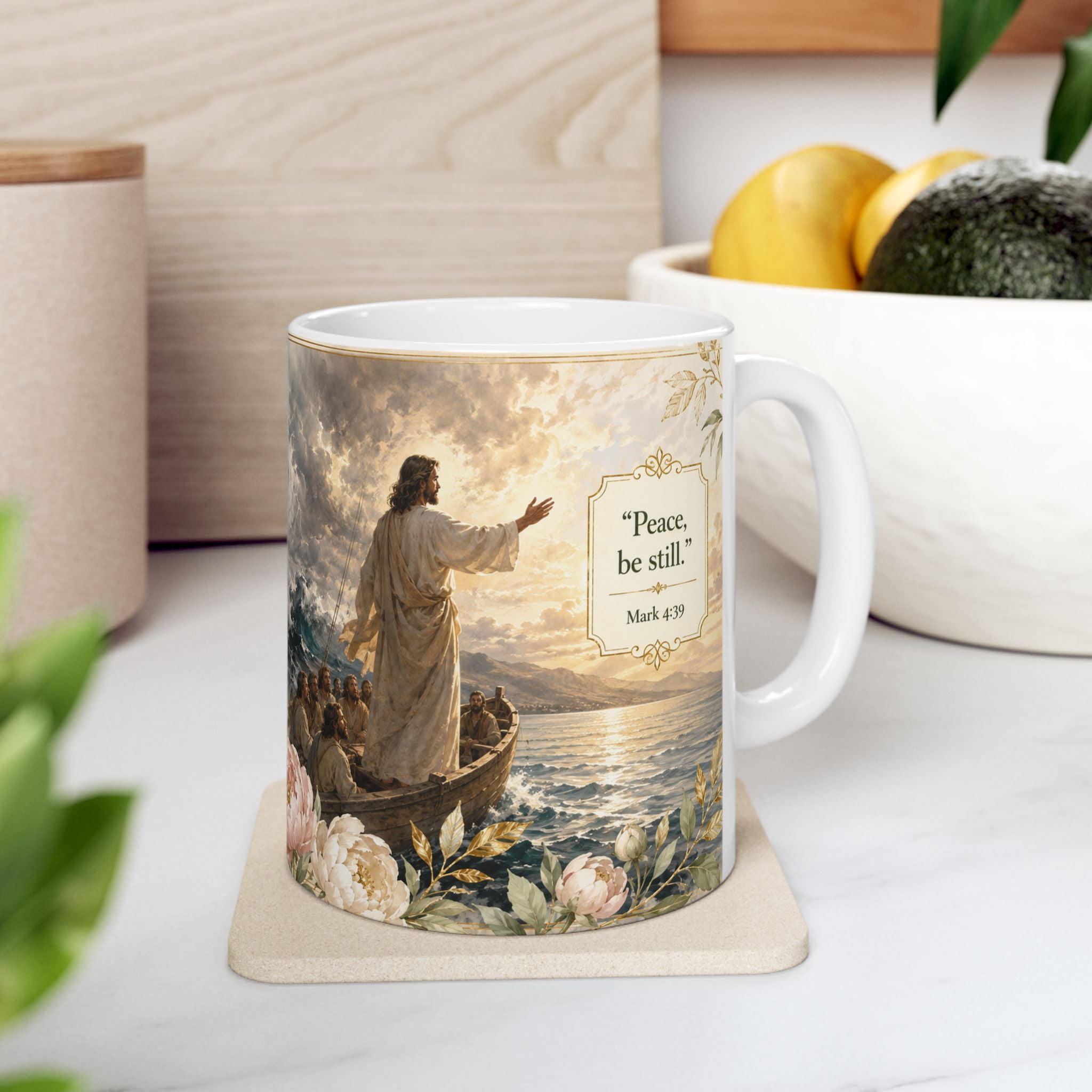 Jesus Calmed My Storm Mug