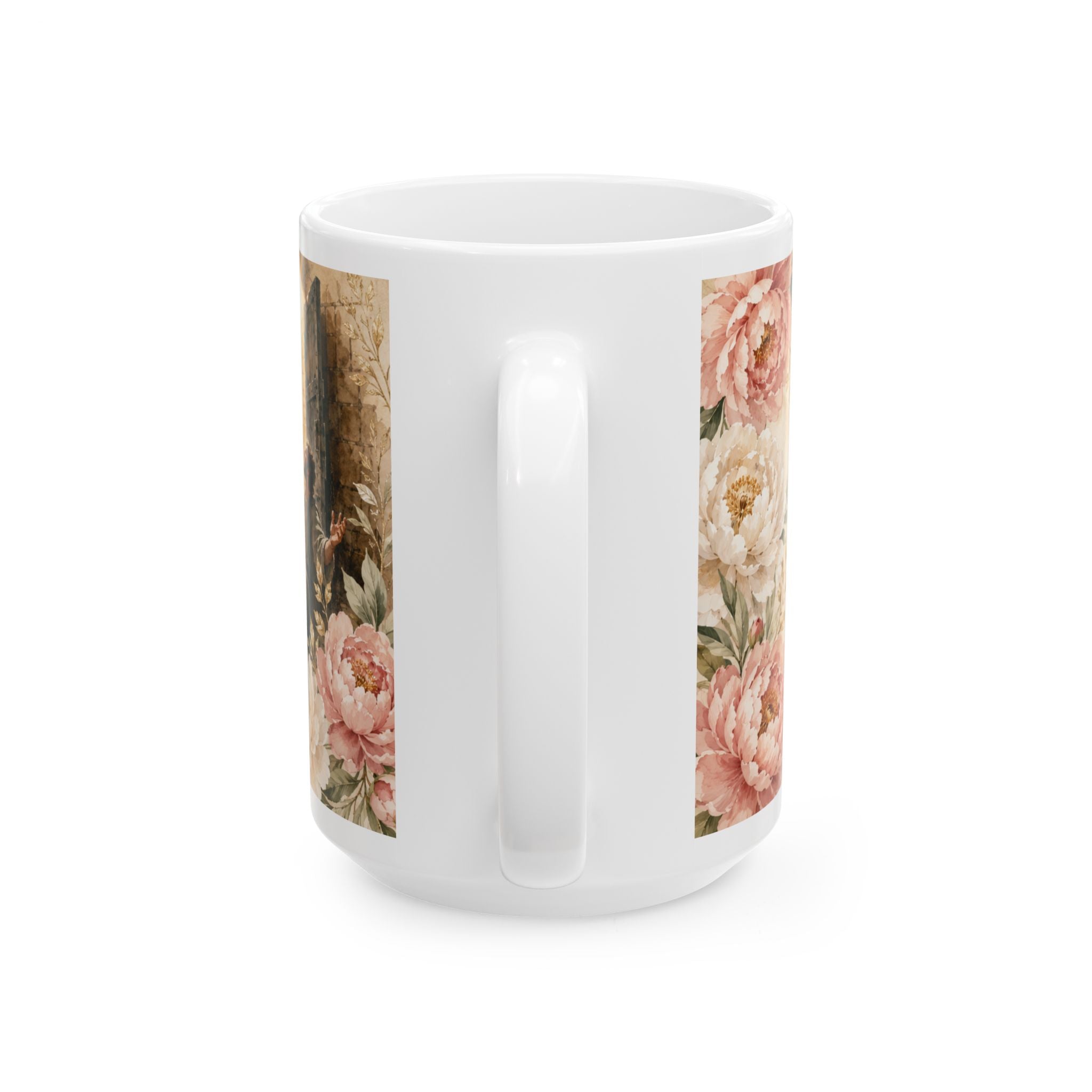 Acts 16:26 Christian Mug, He Opened the Prison Doors Bible Verse Coffee Cup, Faith Gift