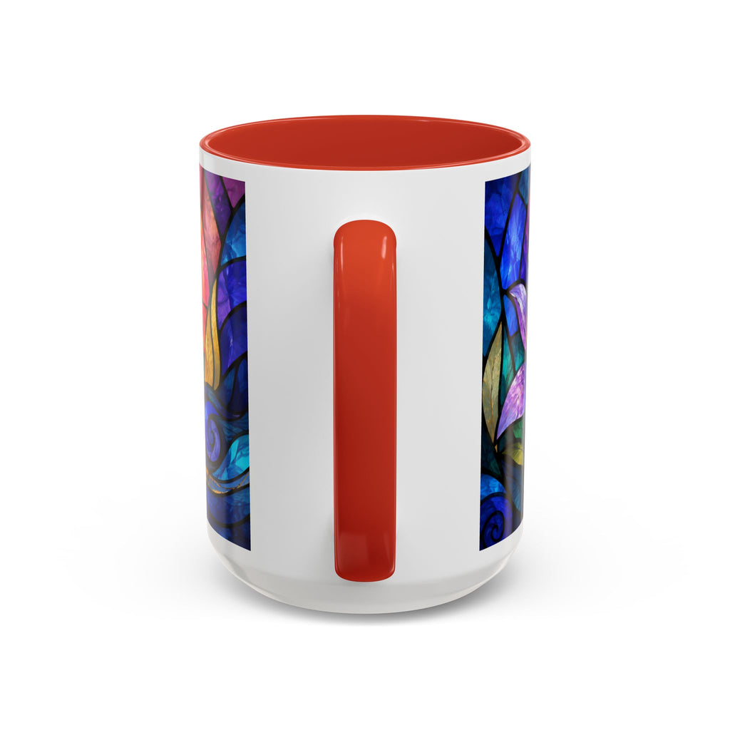 Matthew 11:28 Bible Verse Mug, Christian Coffee Cup, Come To Me All Who Are Weary Mug, Stained Glass Scripture Gift, Faith Prayer Mug