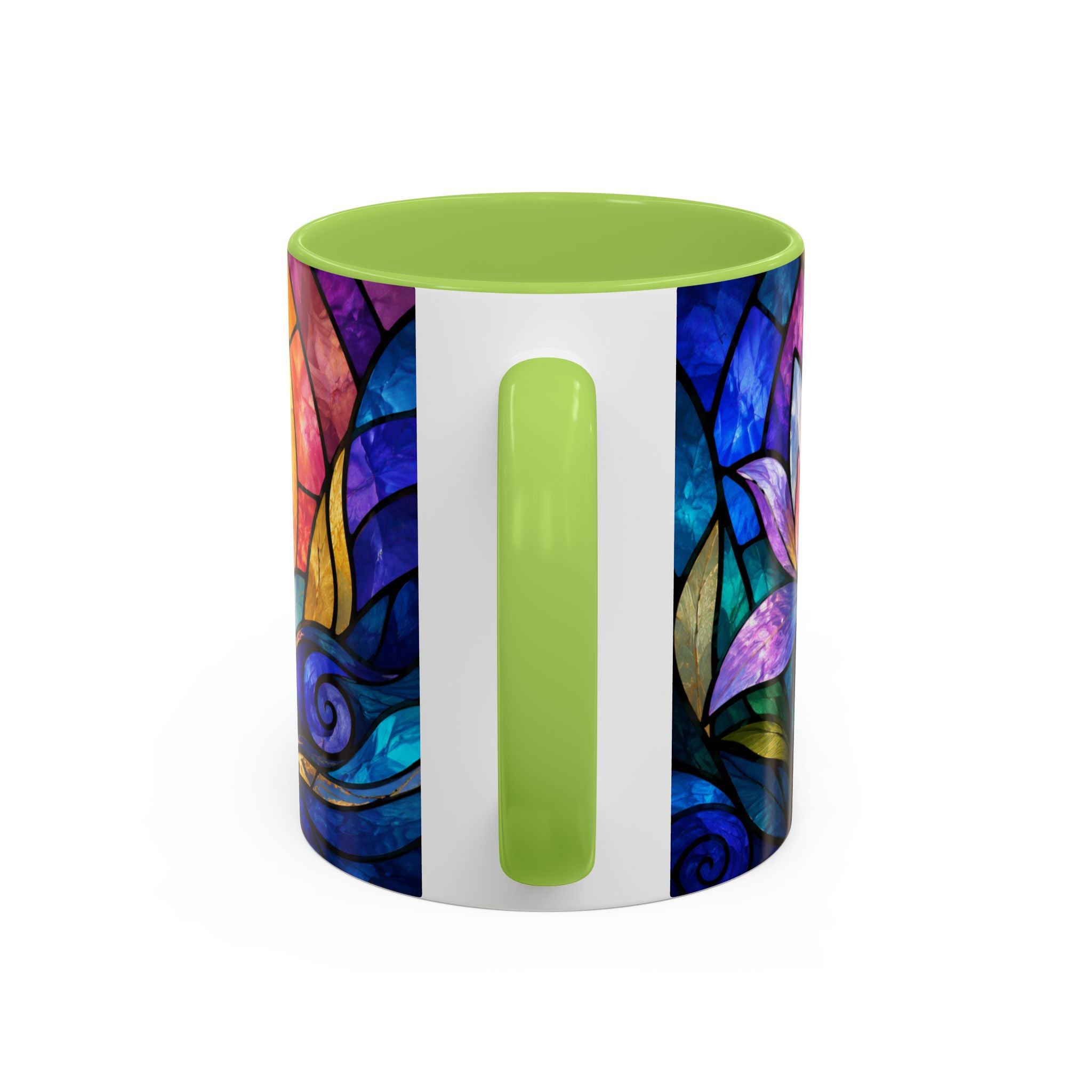 Matthew 11:28 Bible Verse Mug, Christian Coffee Cup, Come To Me All Who Are Weary Mug, Stained Glass Scripture Gift, Faith Prayer Mug