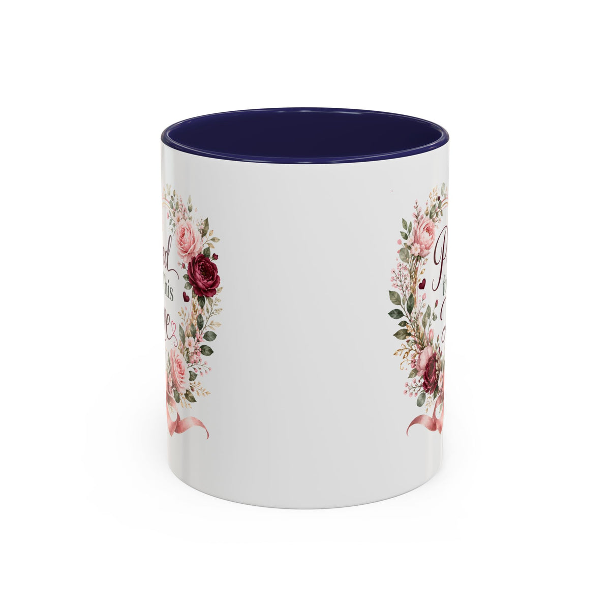 Prayed for This Love Mug, Christian Gift for Wife or Girlfriend, Romantic Bible Verse Mug, James 1:17 Floral Love Coffee Cup