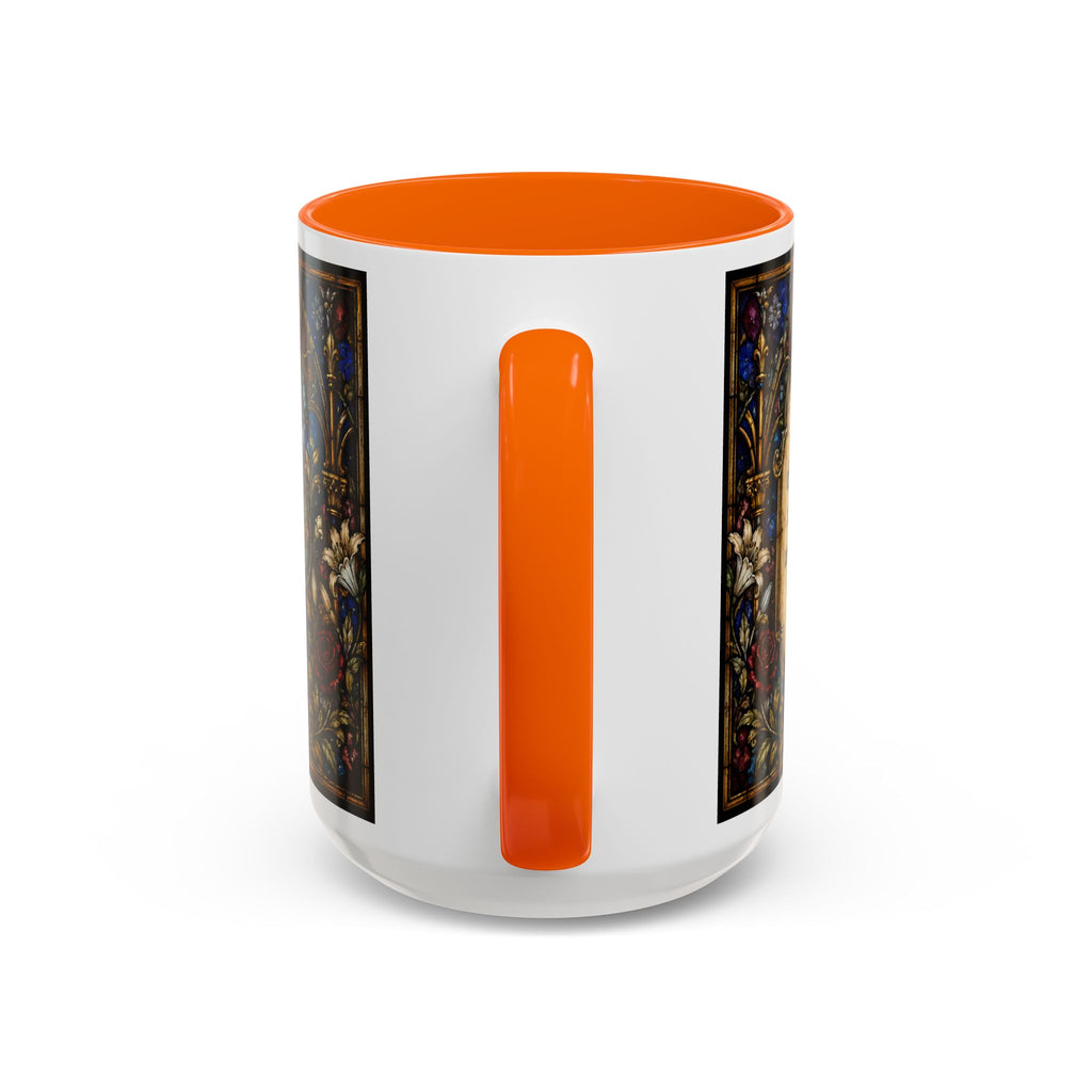 Sacred Heart Jesus Stained Glass Mug | Accent Coffee Mug