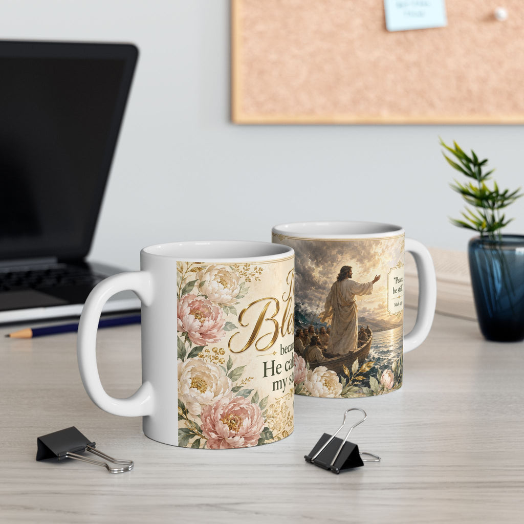 Jesus Calmed My Storm Mug