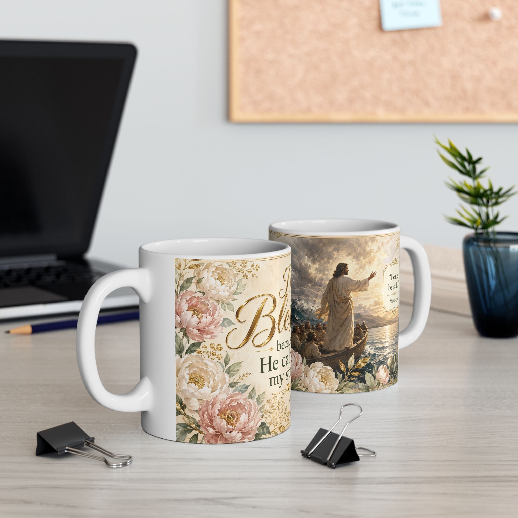 Jesus Calmed My Storm Mug