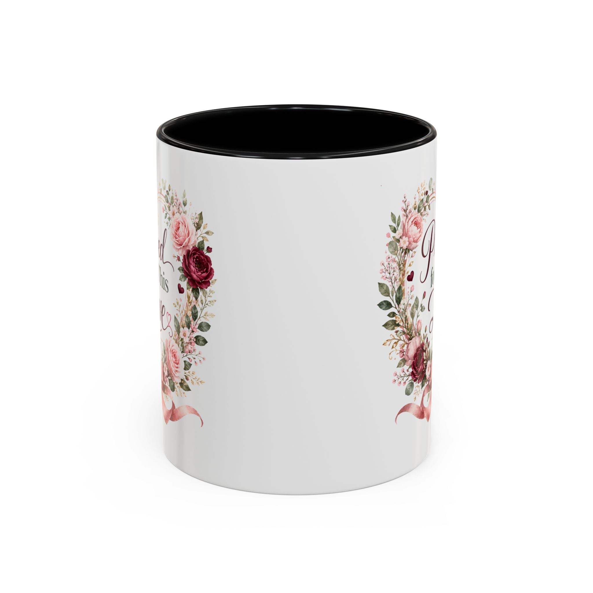 Prayed for This Love Mug, Christian Gift for Wife or Girlfriend, Romantic Bible Verse Mug, James 1:17 Floral Love Coffee Cup