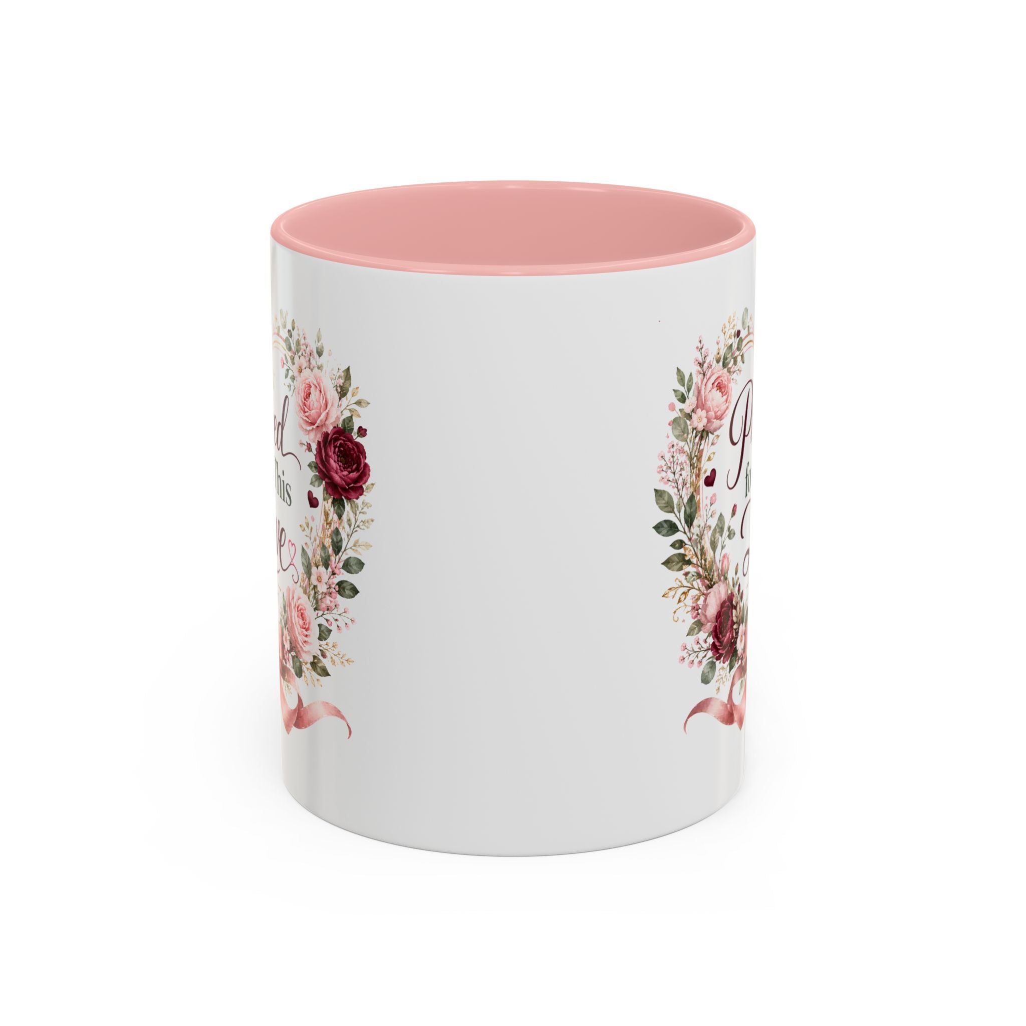 Prayed for This Love Mug, Christian Gift for Wife or Girlfriend, Romantic Bible Verse Mug, James 1:17 Floral Love Coffee Cup