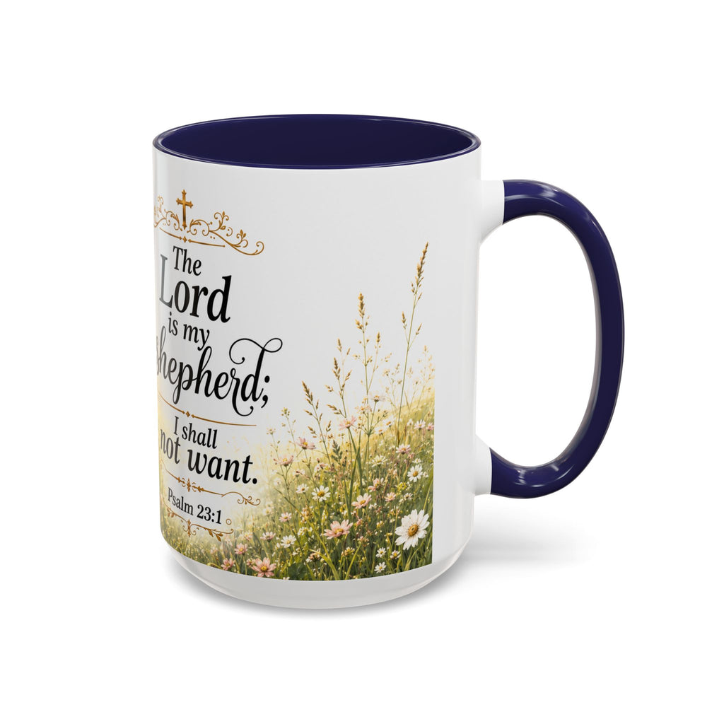 Innocence & Surrender to God Accent Coffee Mug | Religious Faith Scripture