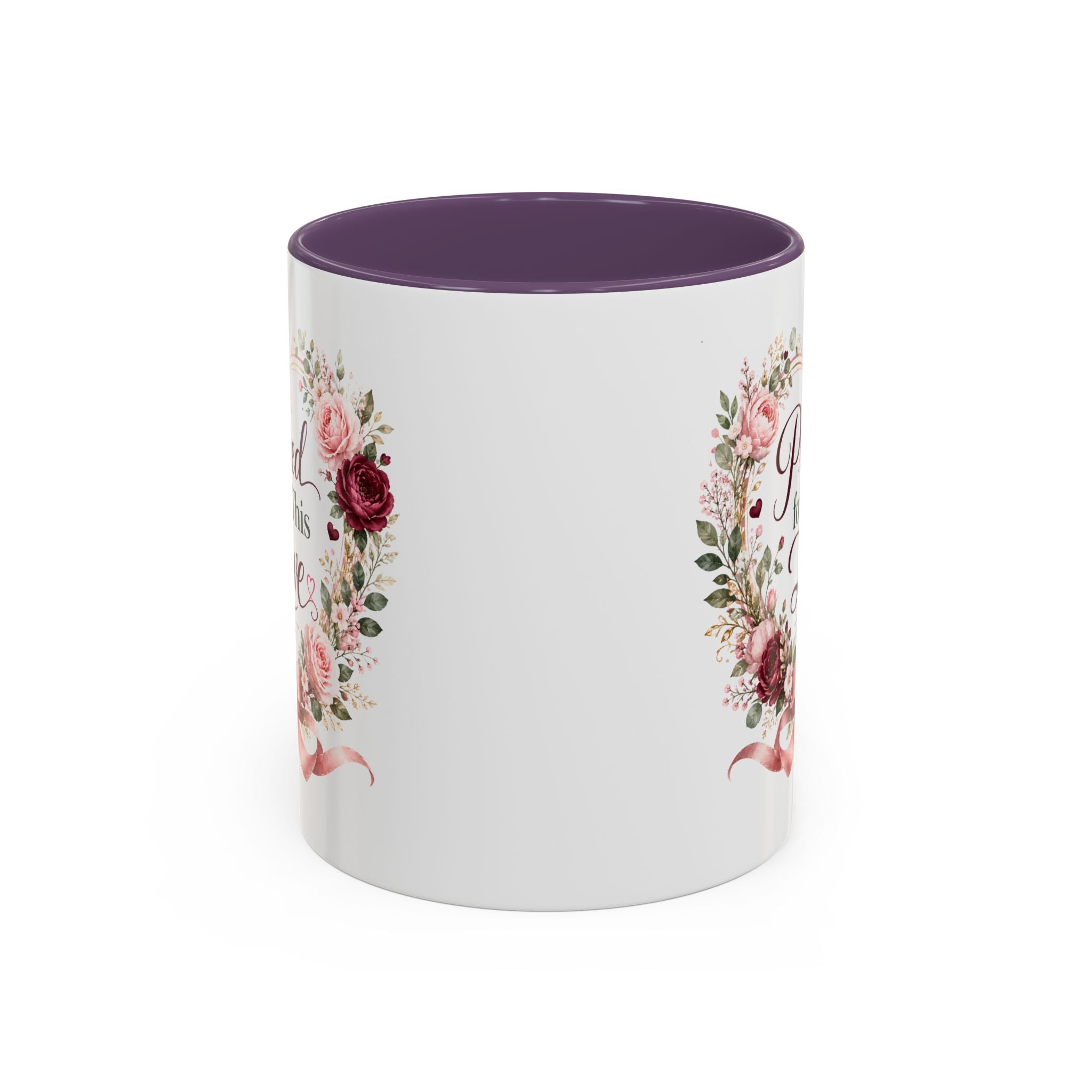 Prayed for This Love Mug, Christian Gift for Wife or Girlfriend, Romantic Bible Verse Mug, James 1:17 Floral Love Coffee Cup