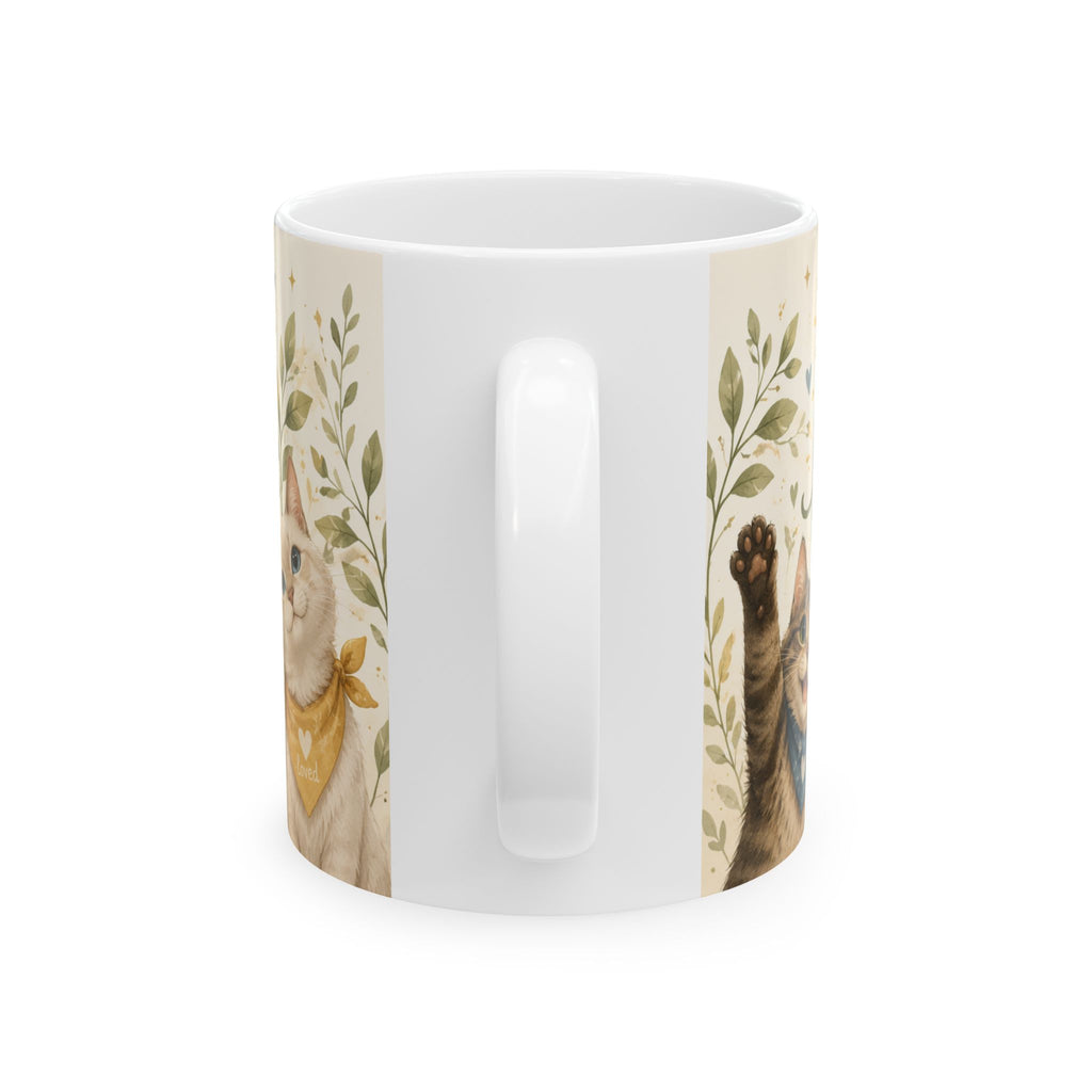 Christian Cat Mug, Blessed Day Coffee Cup, Psalm 118:24 Gift