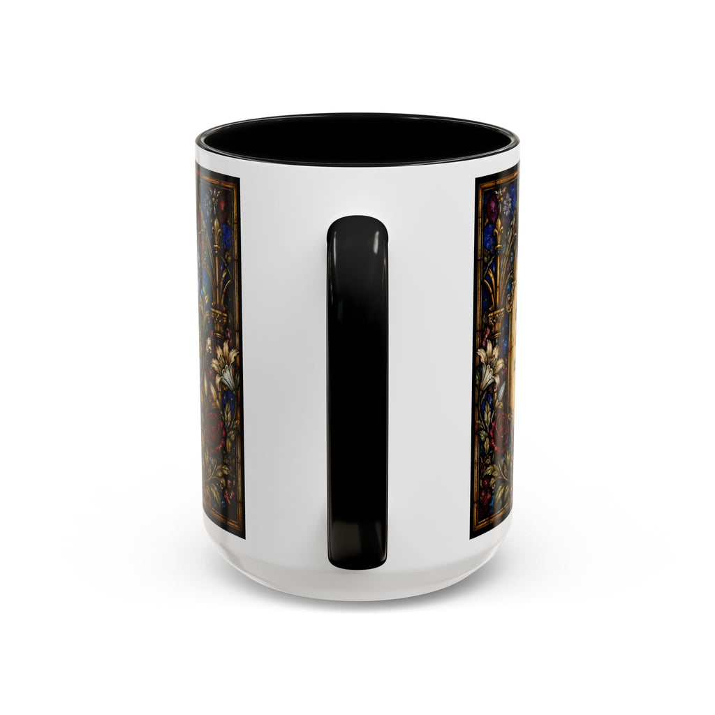 Sacred Heart Jesus Stained Glass Mug | Accent Coffee Mug