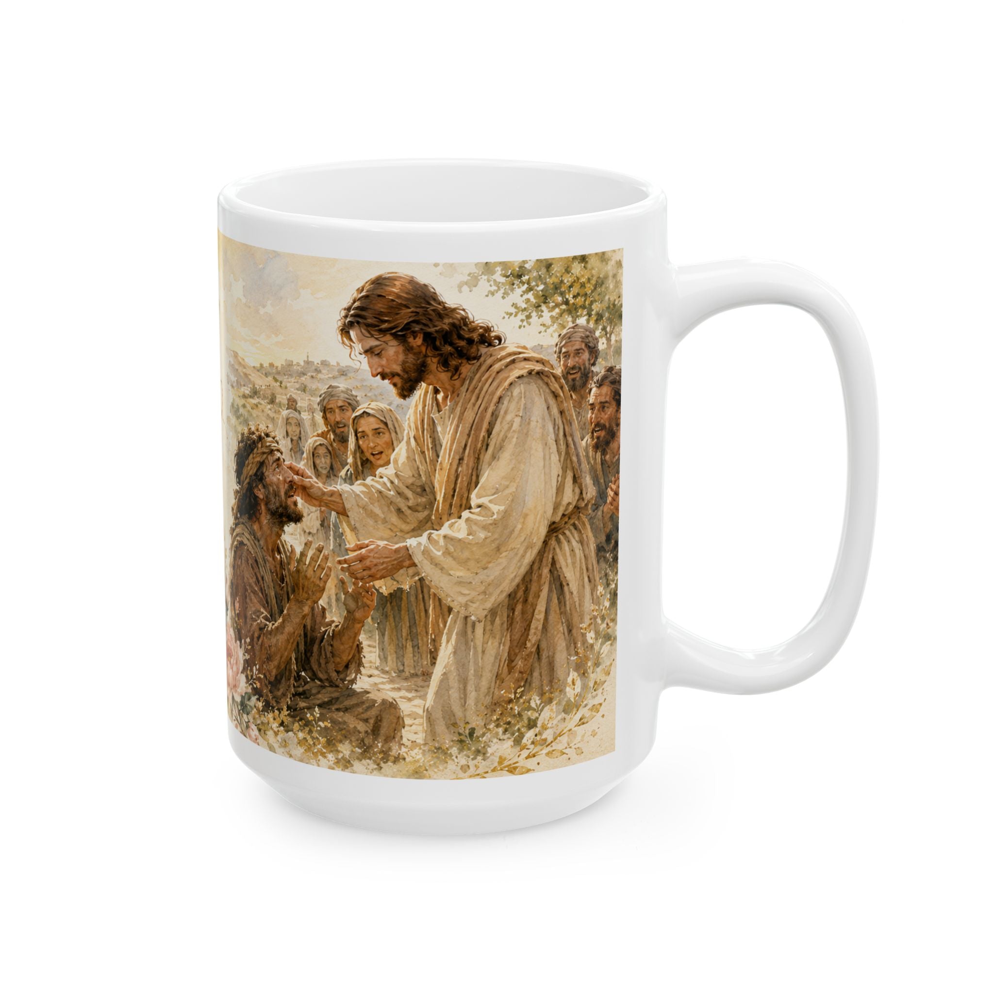 I’m Blessed Because He Opened My Eyes Mug
