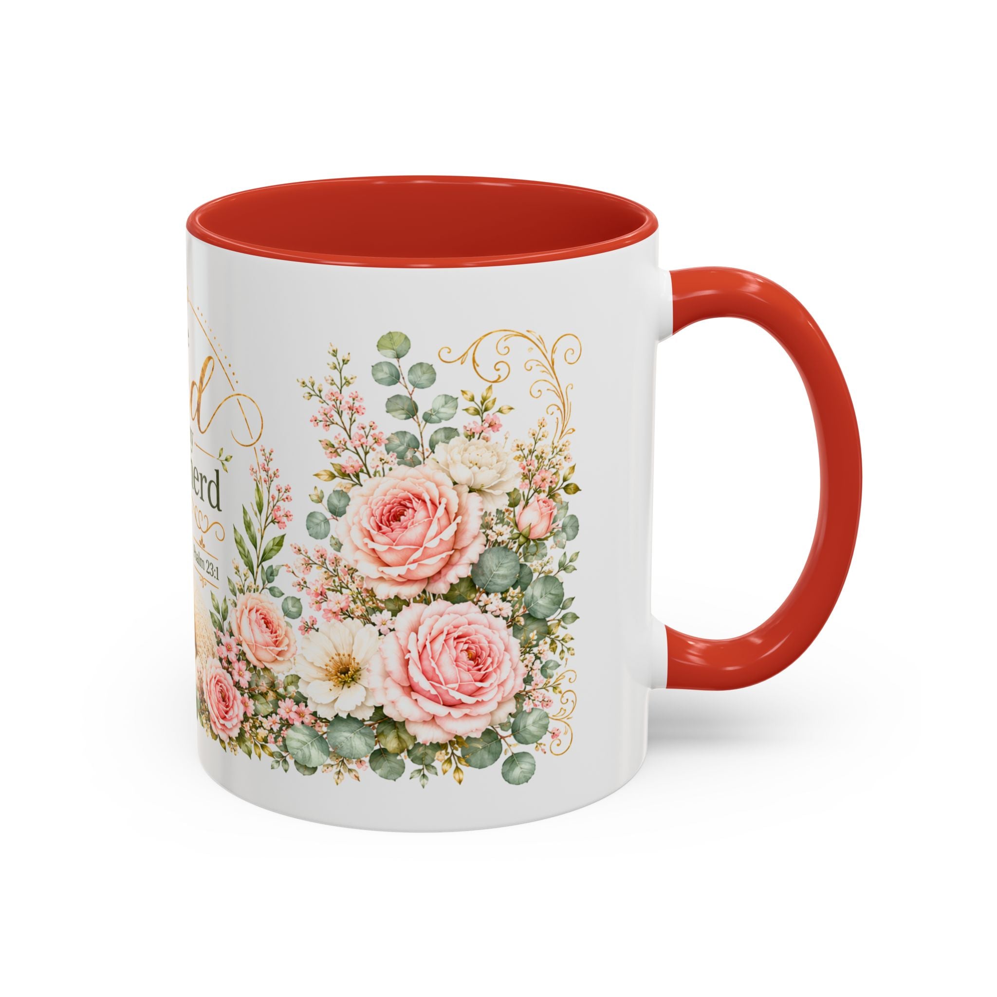 The Lord Is My Shepherd Mug, Psalm 23:1 Christian Coffee Cup, Lamb Bible Verse Mug, Faith Gift for Women Men, Religious Gift