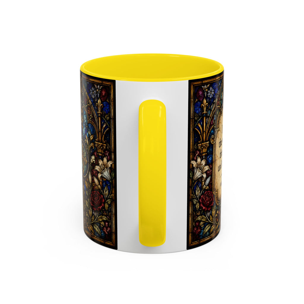 Sacred Heart Jesus Stained Glass Mug | Accent Coffee Mug