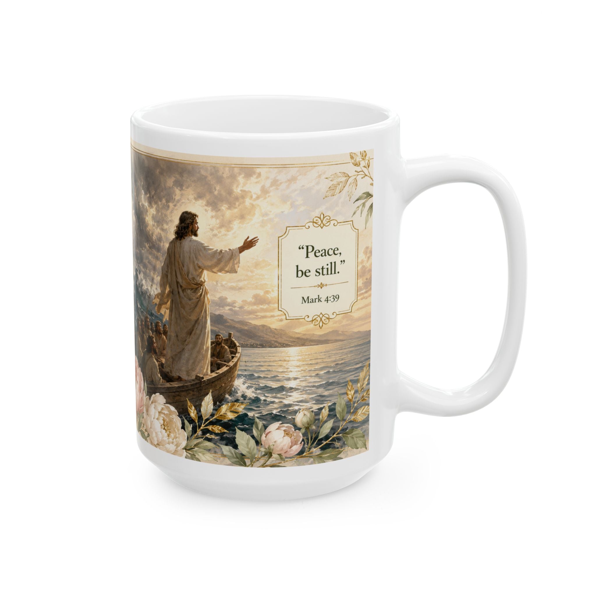 Jesus Calmed My Storm Mug
